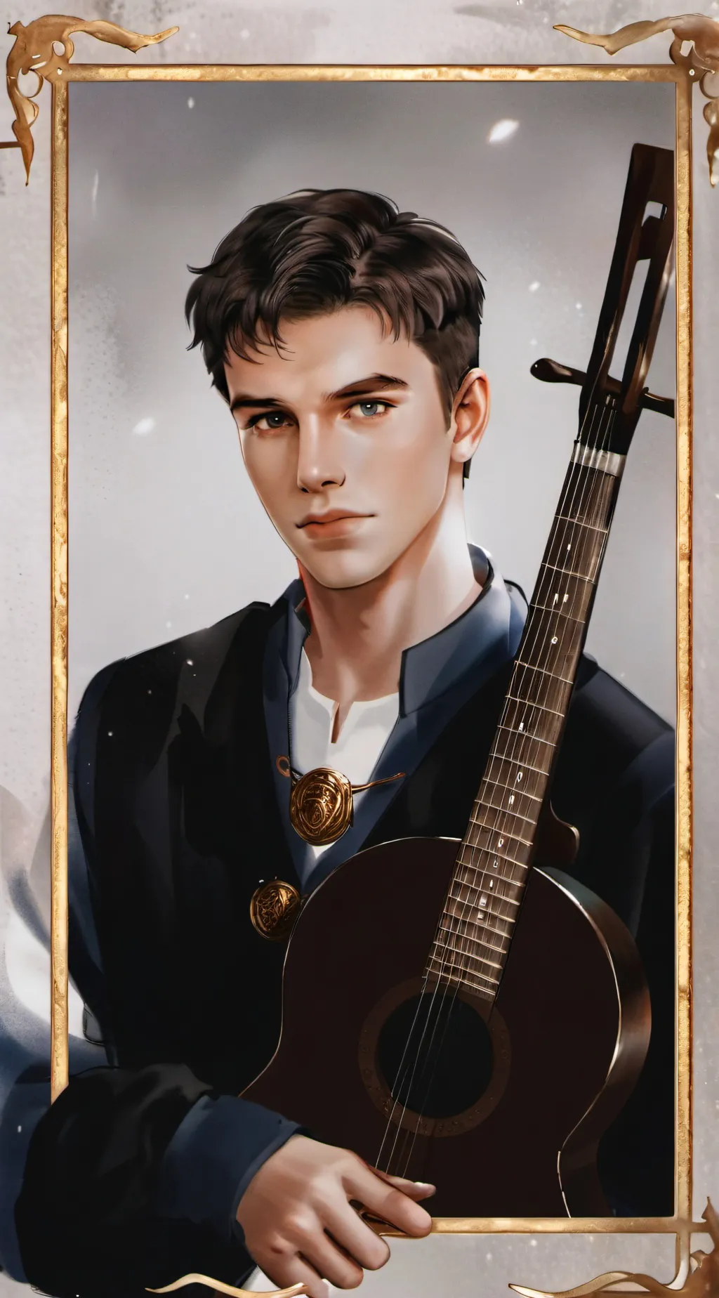 ai character: Theo Stamal background