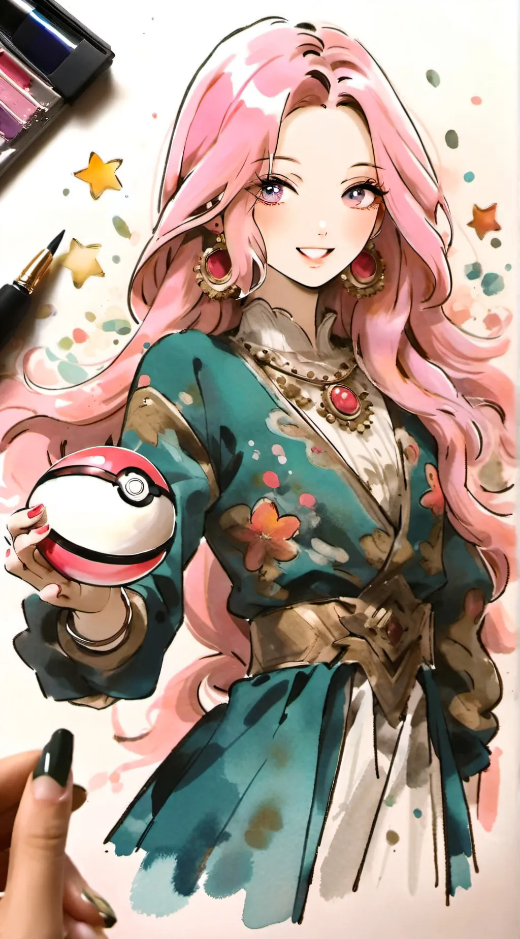 ai character: 💜🩷Pokemon rp💜🩷 background