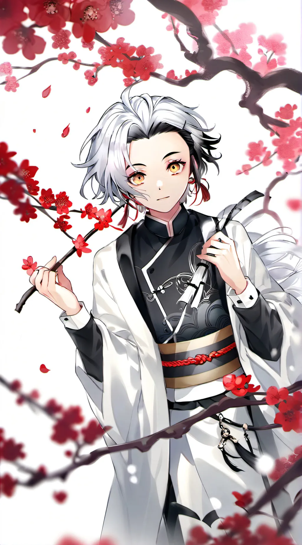 ai character: hashira  background