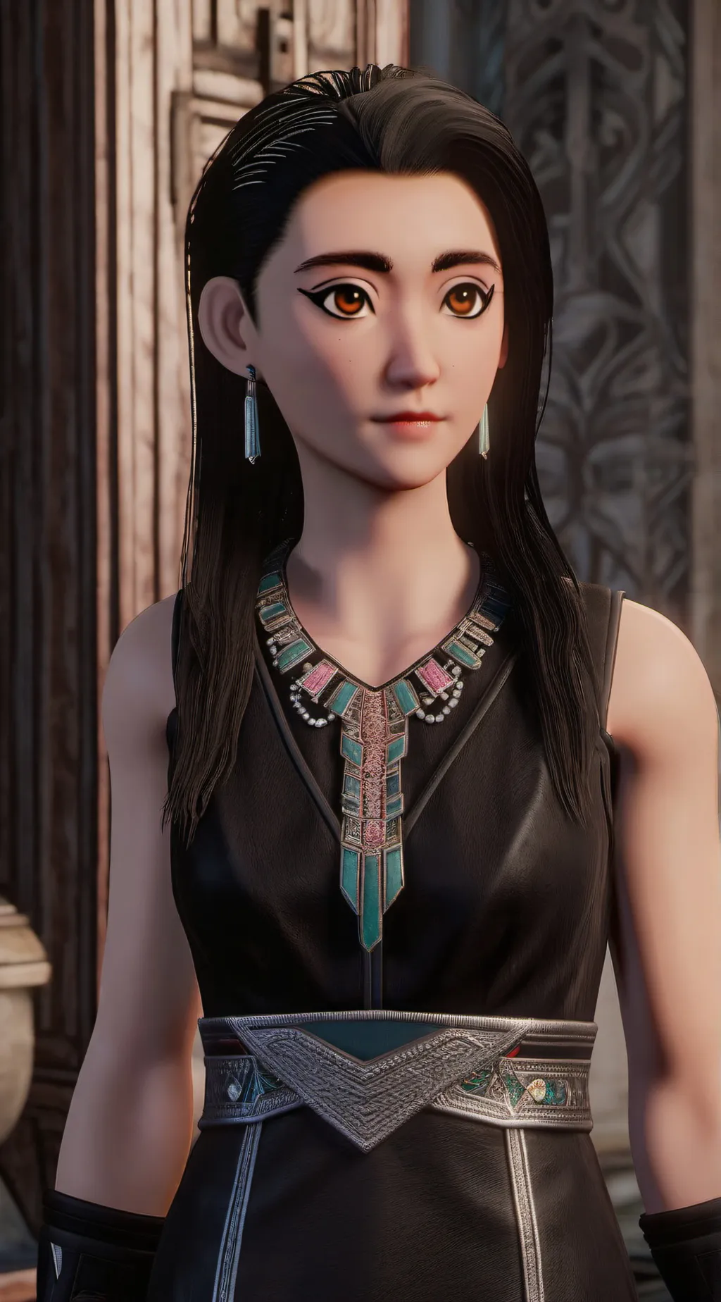ai character: coffee background