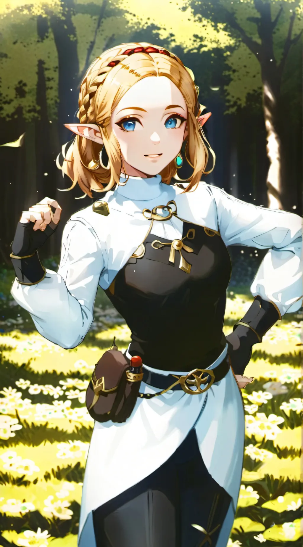 ai character: Zelda background