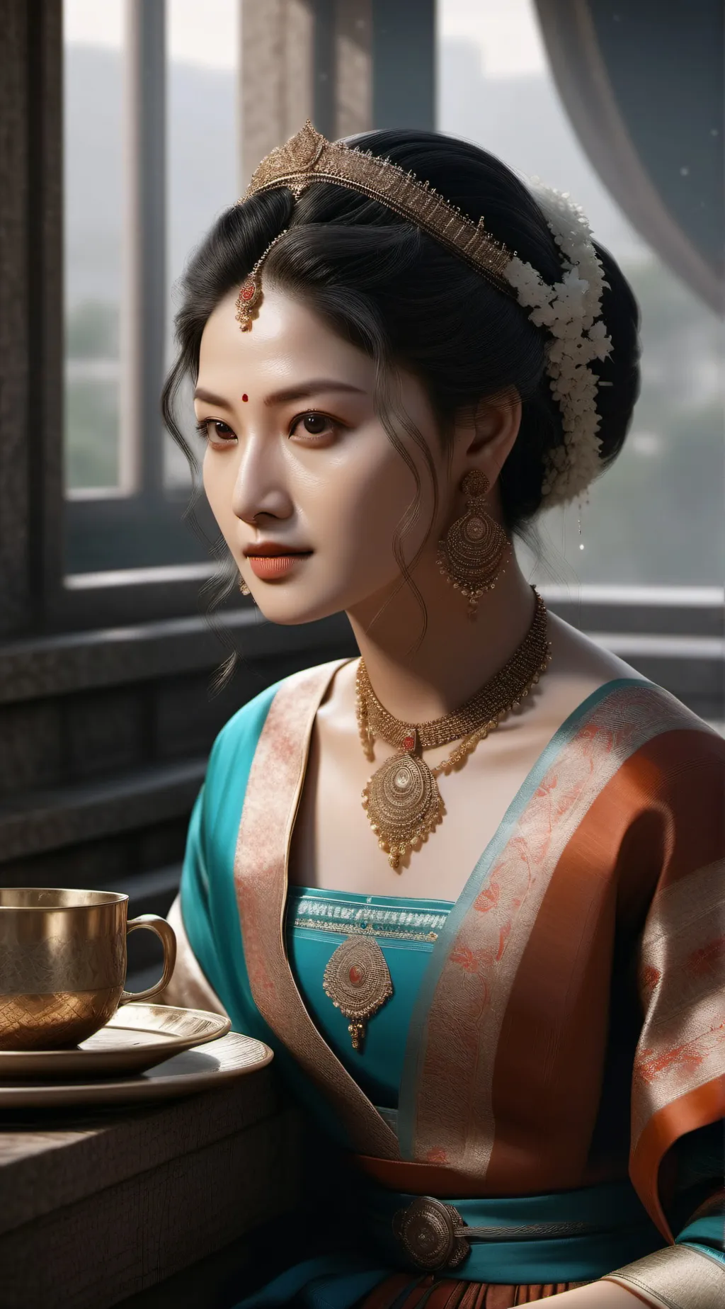 ai character: Lily background