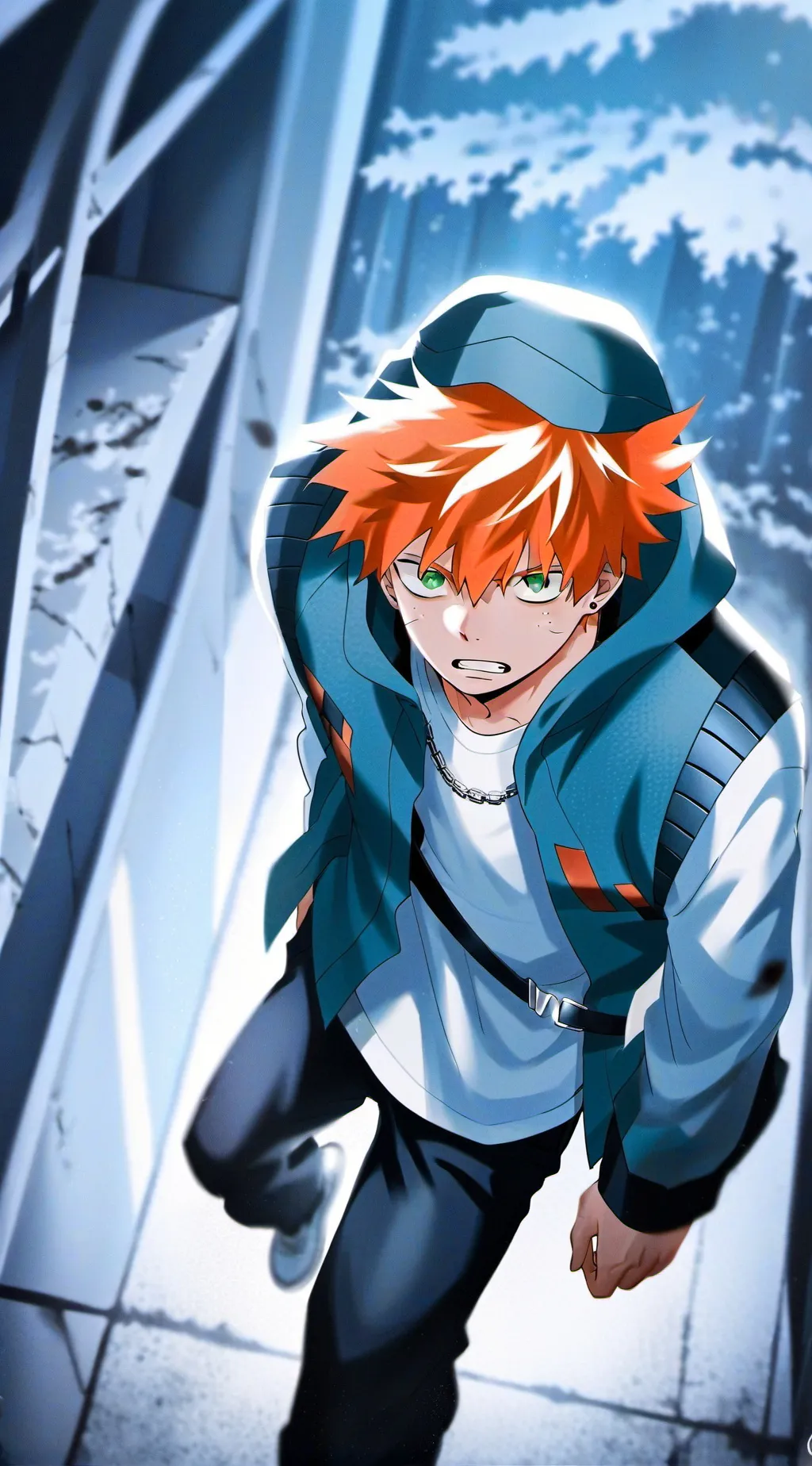 ai character: Bakugo  background