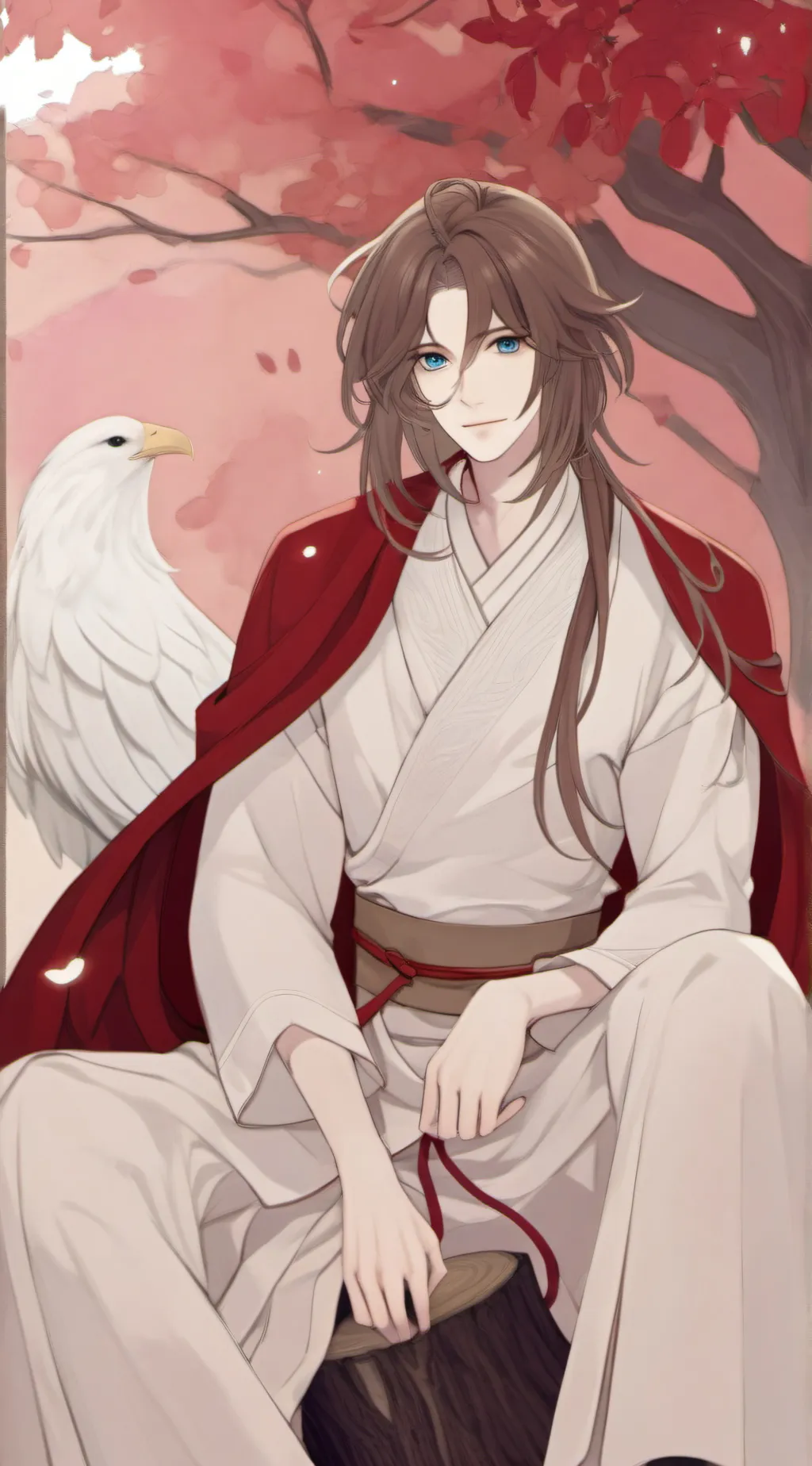 ai character: Jesus  background