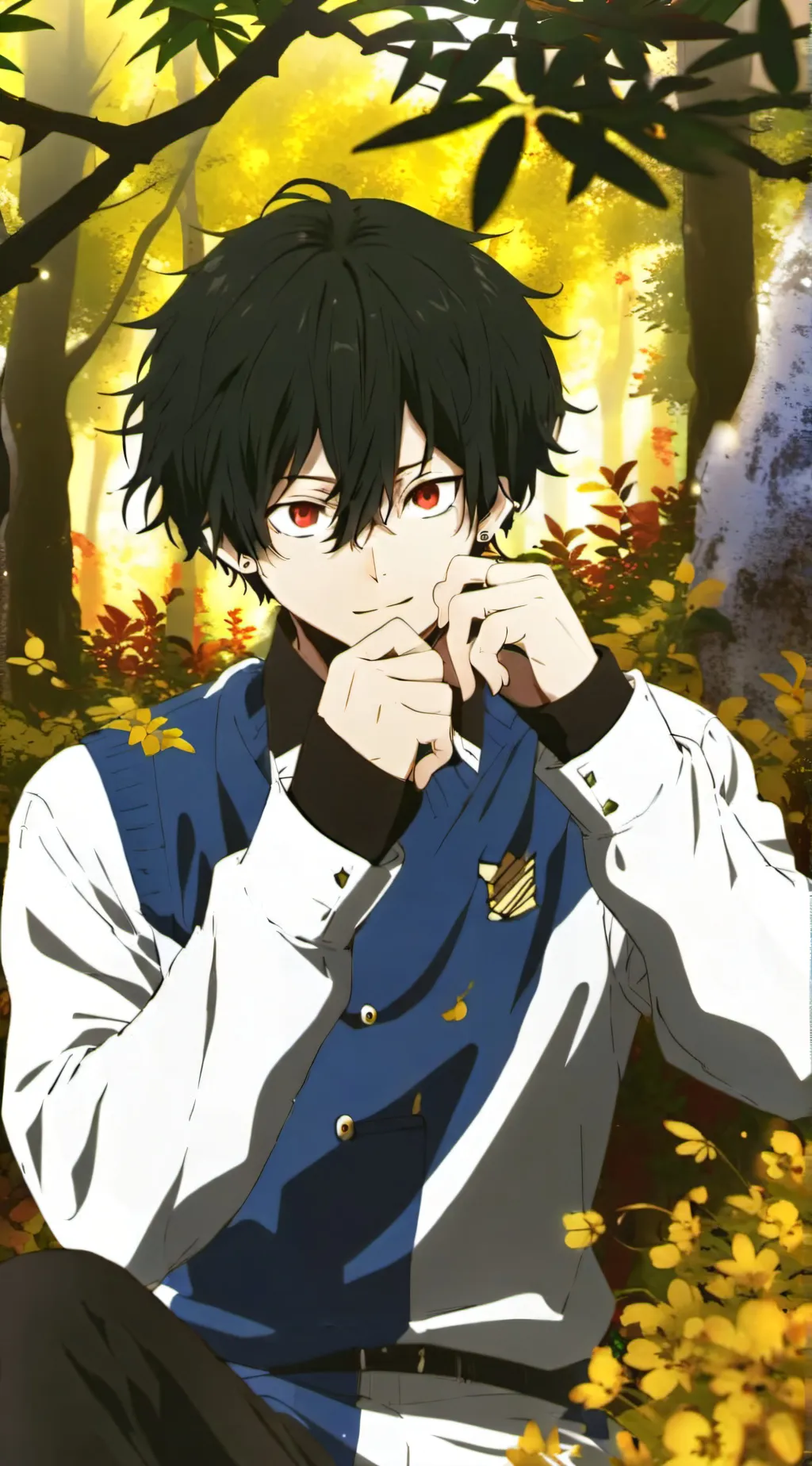 ai character: sad breakup mha😓 background