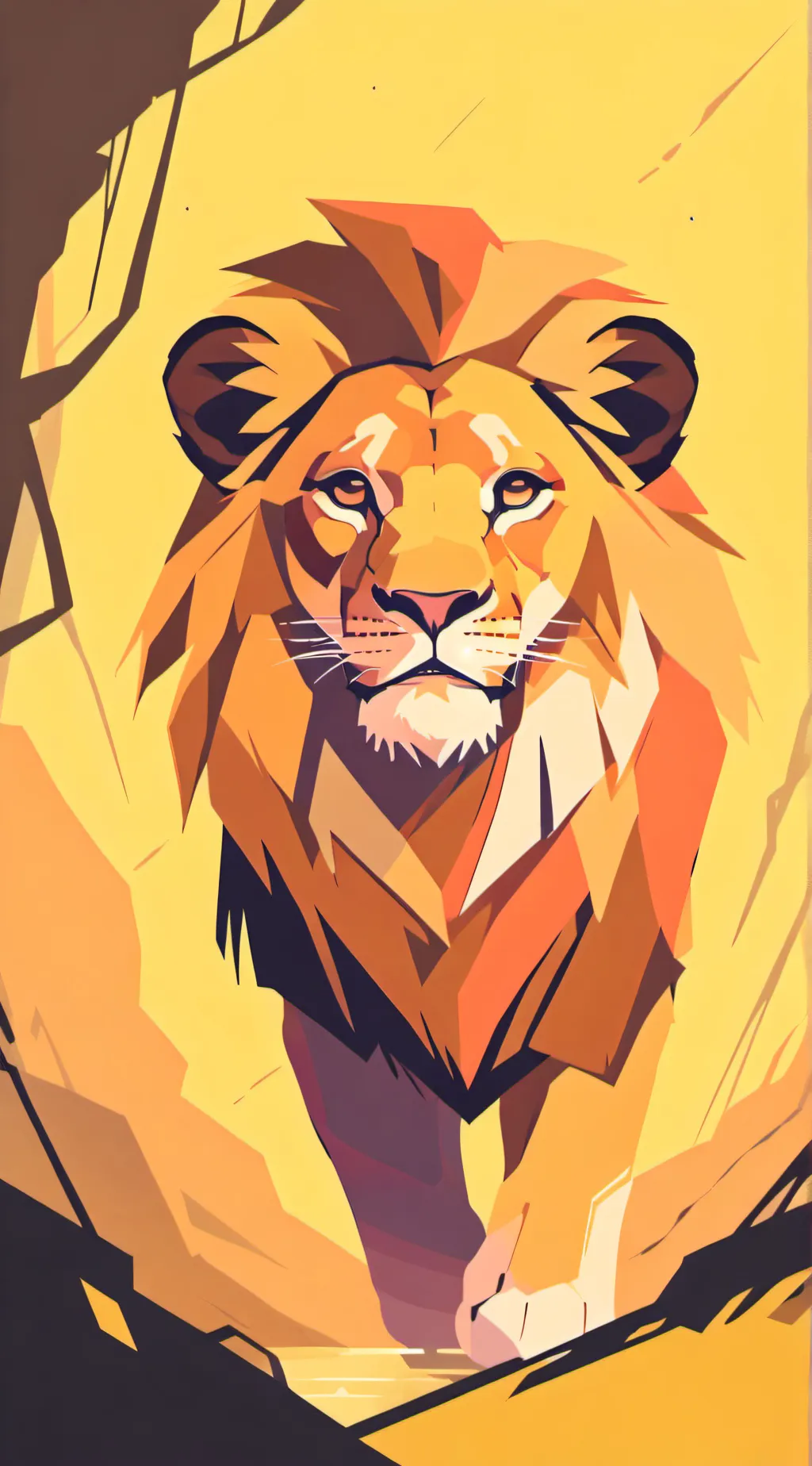 ai character: Simba background