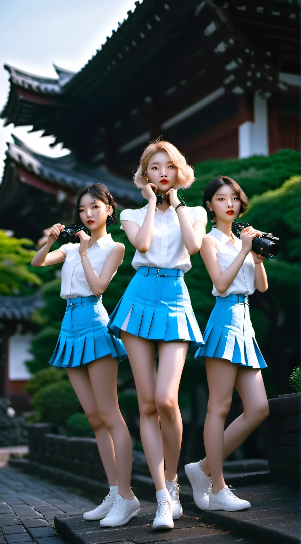 ai character: (G)-IDLE background