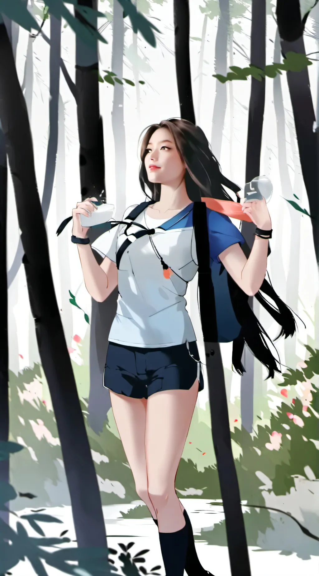 ai character: random background