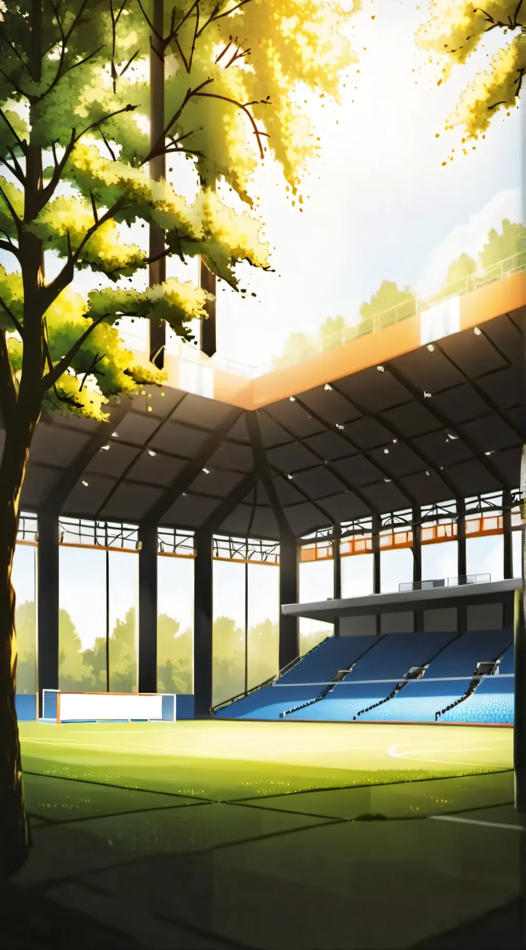 ai character: SPORTS FESTIVAL background