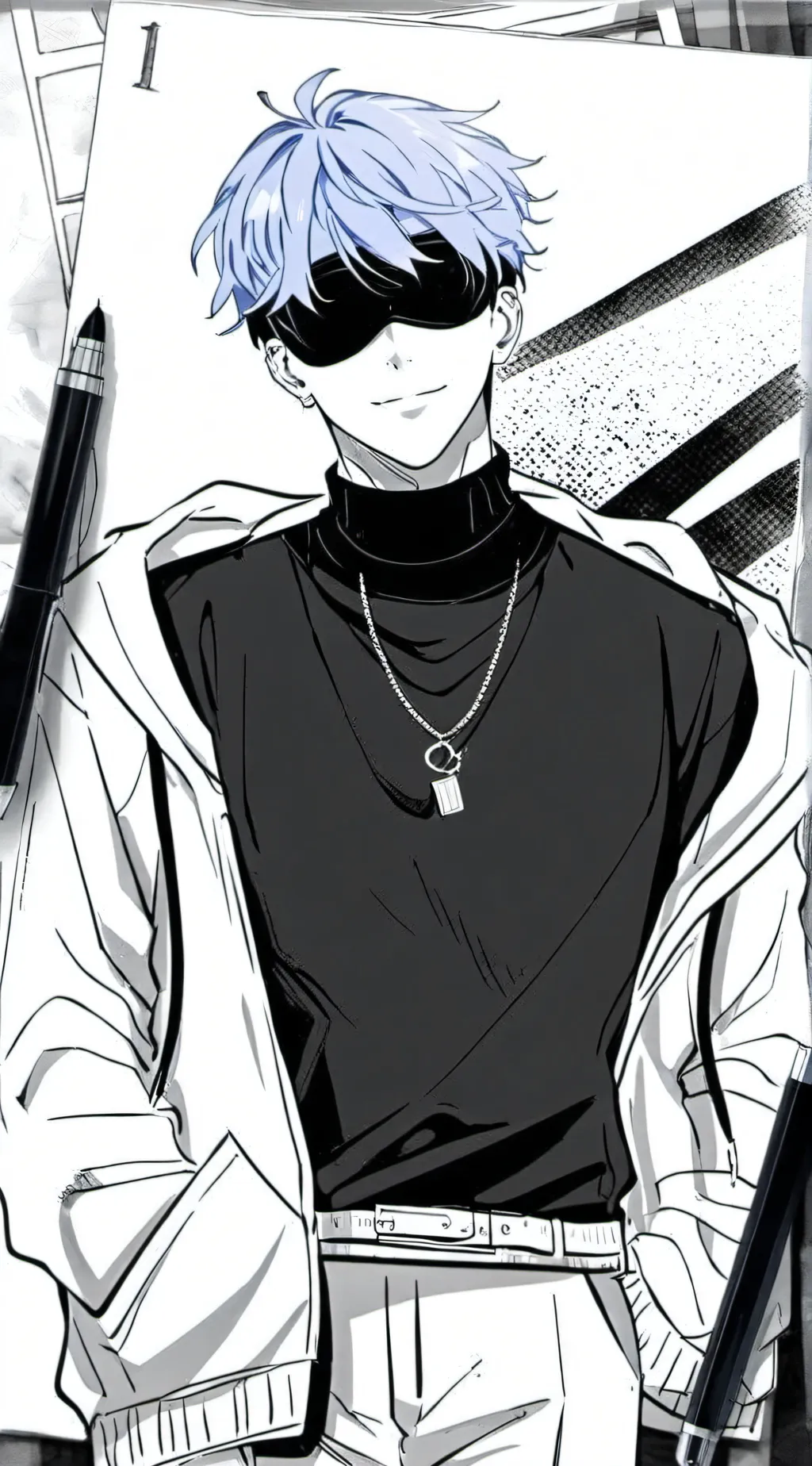 ai character: Jjk sleepover background