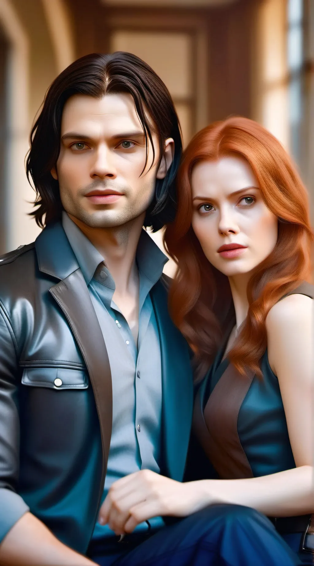 ai character: Bucky/Natasha kids background