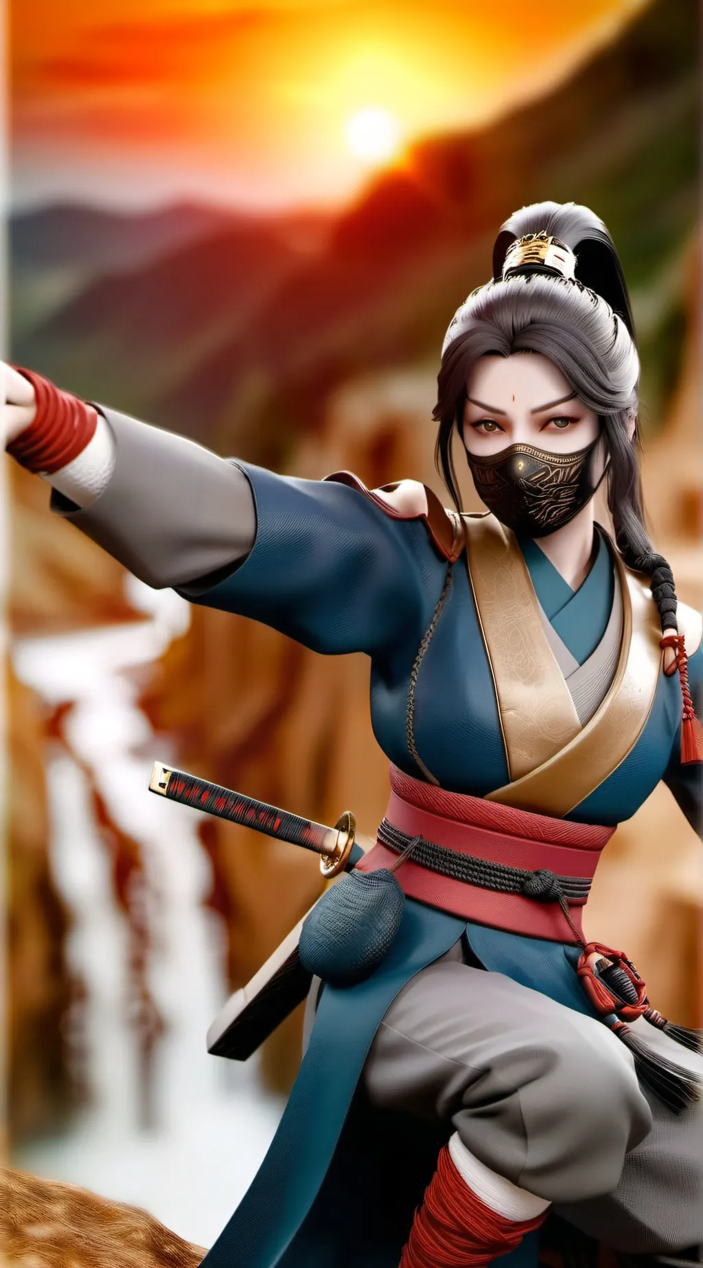 ai character: kitana background