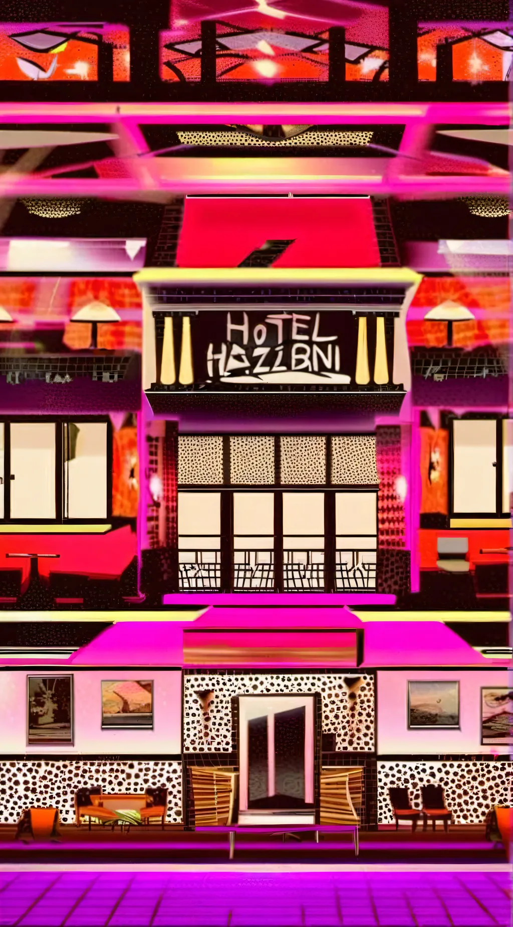ai character: Hazbin Hotel background