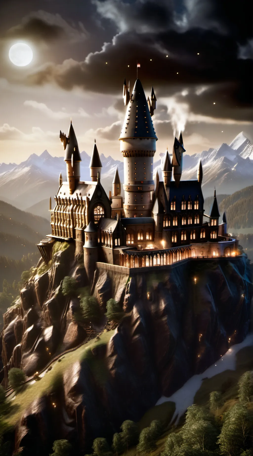 ai character: Hogwarts🪄 background