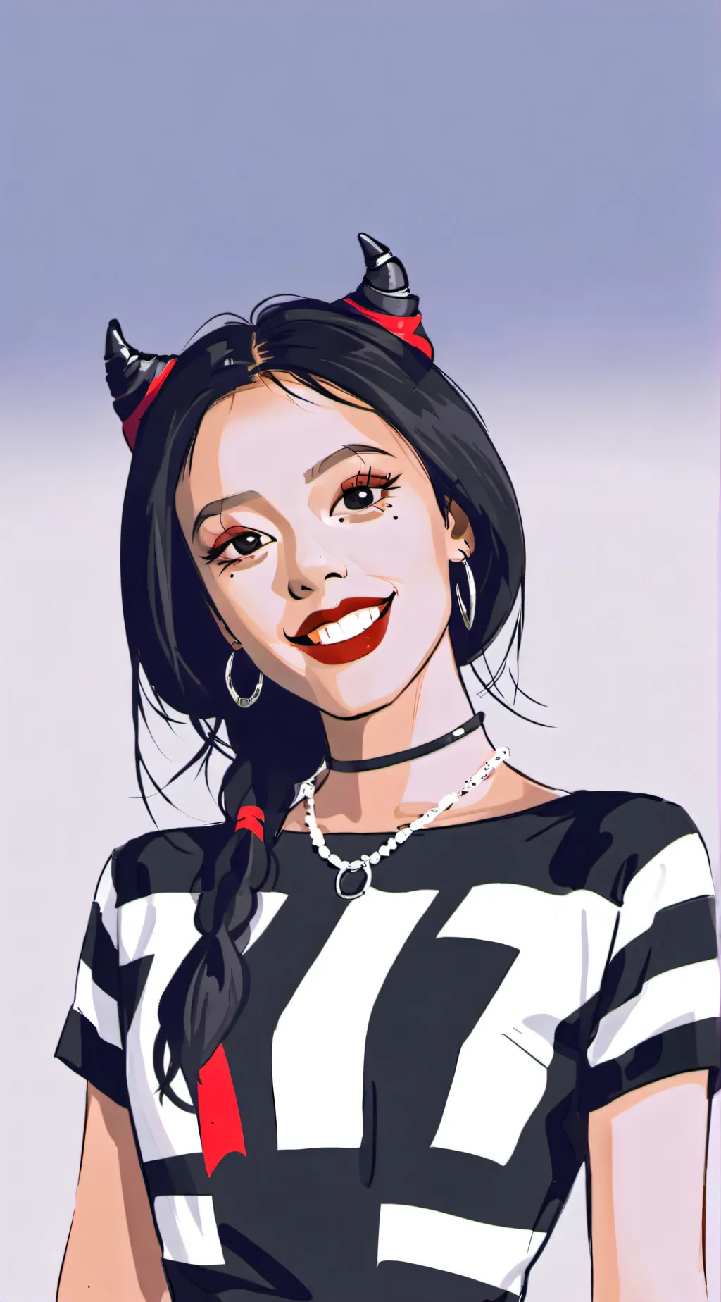 ai character: Slay queen 💅💅 background