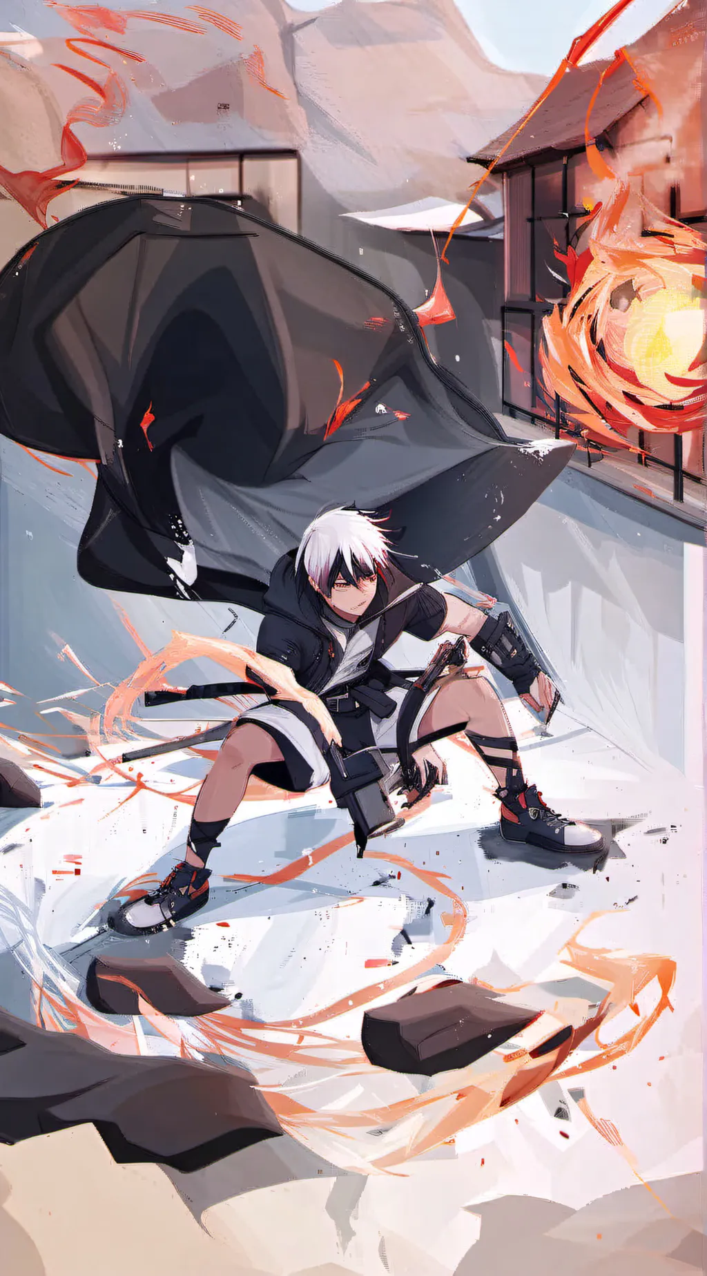 ai character: Todoroki background