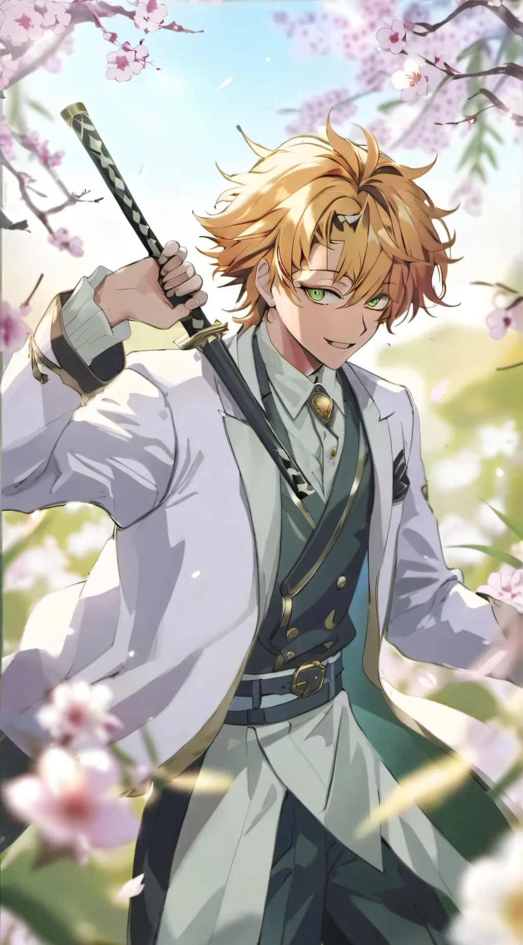 ai character: zenitsu background