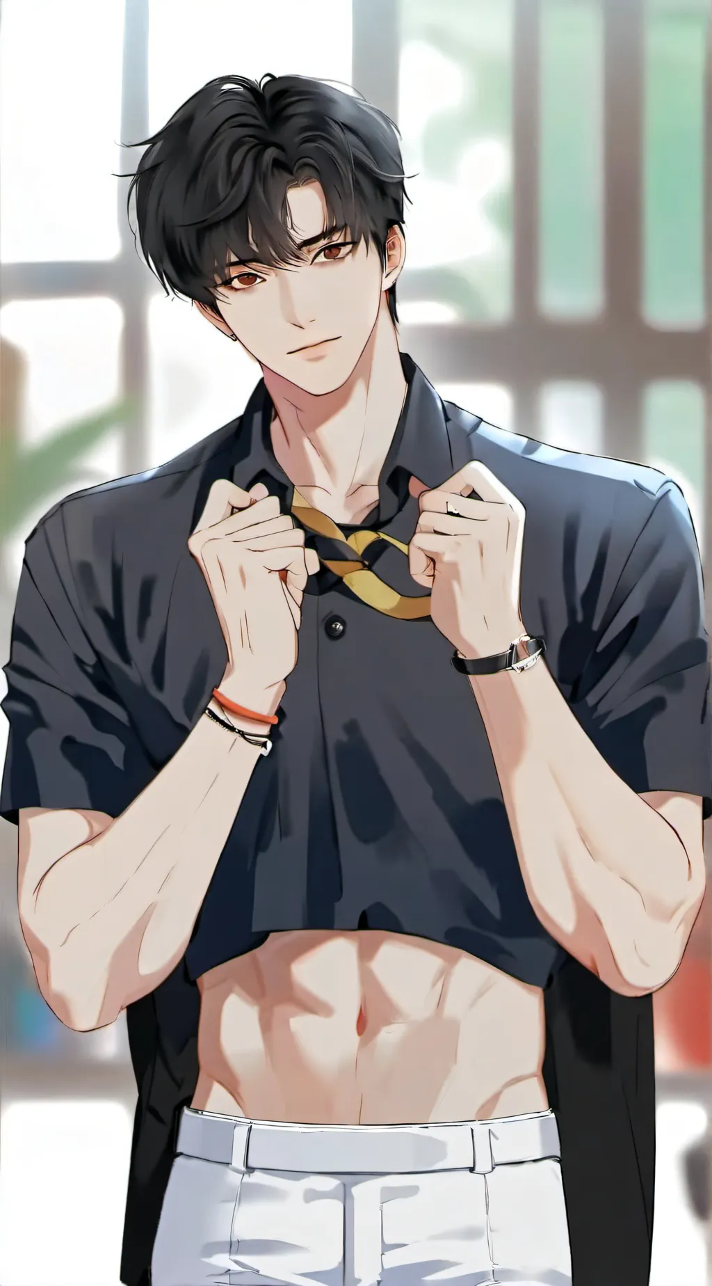 ai character: Mr.Shinsou  background