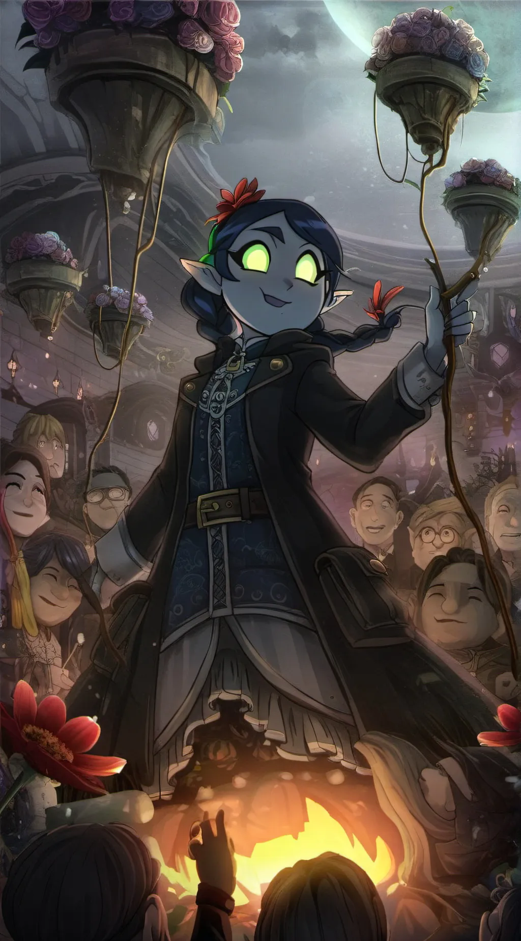 ai character: Willow(Crazed)  background