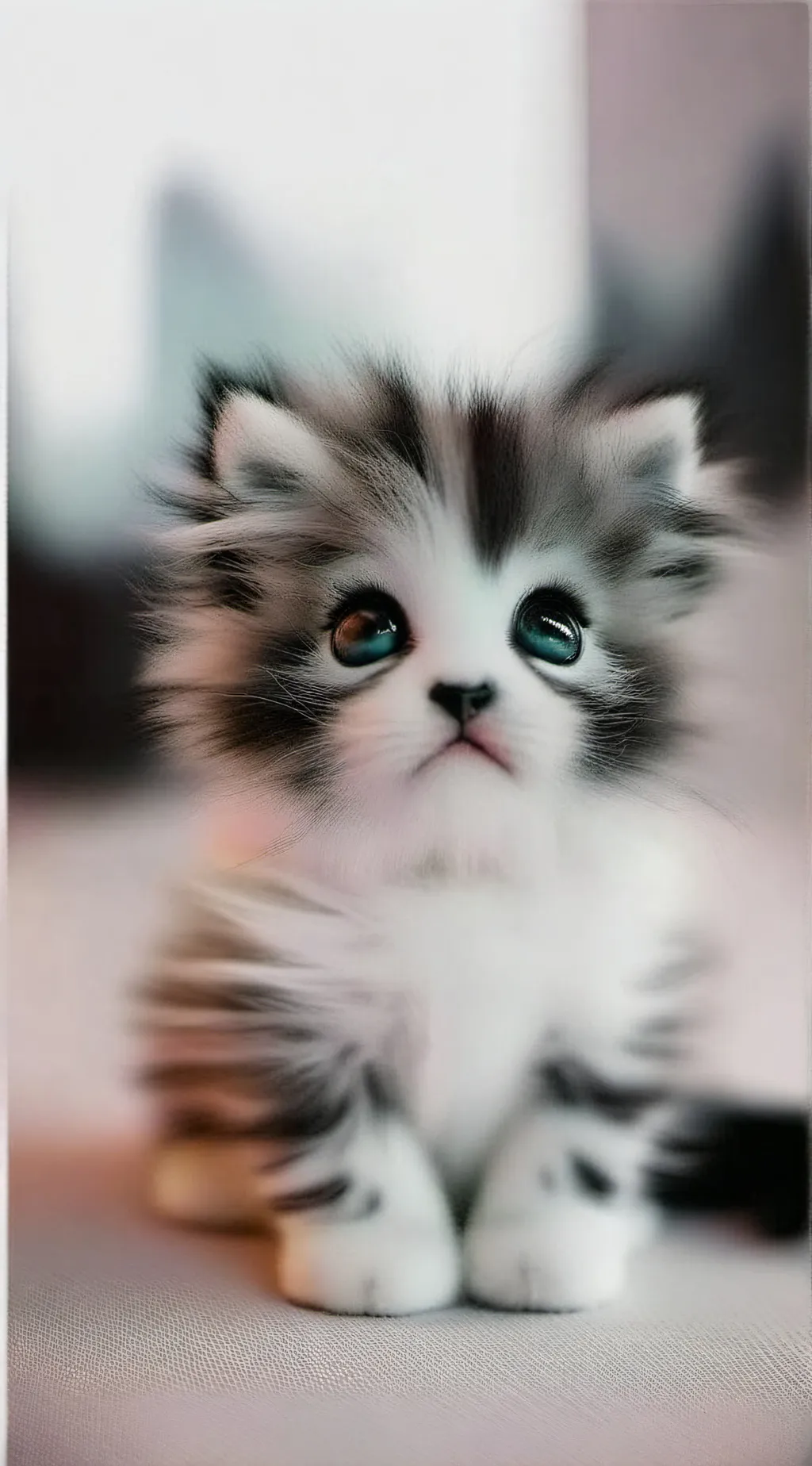 ai character: abandoned kitty background