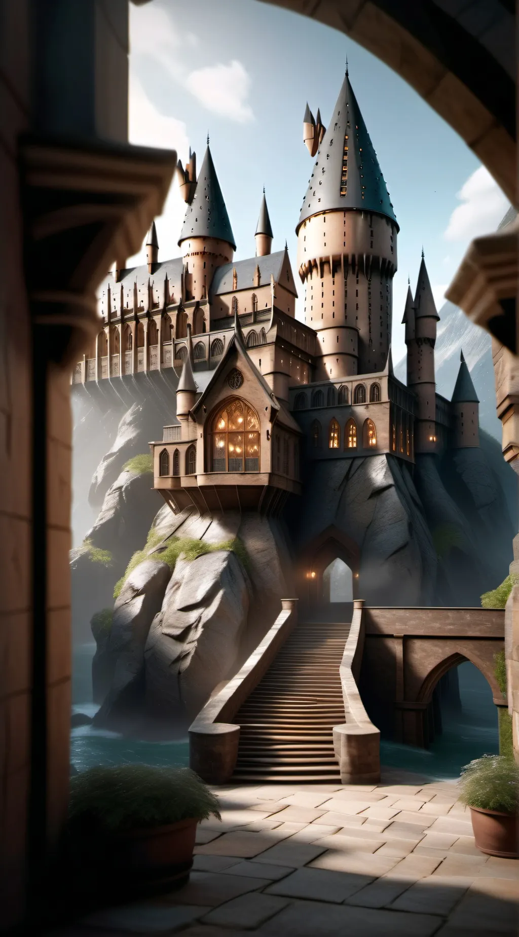 ai character: 🦉Hogwarts⭐ background
