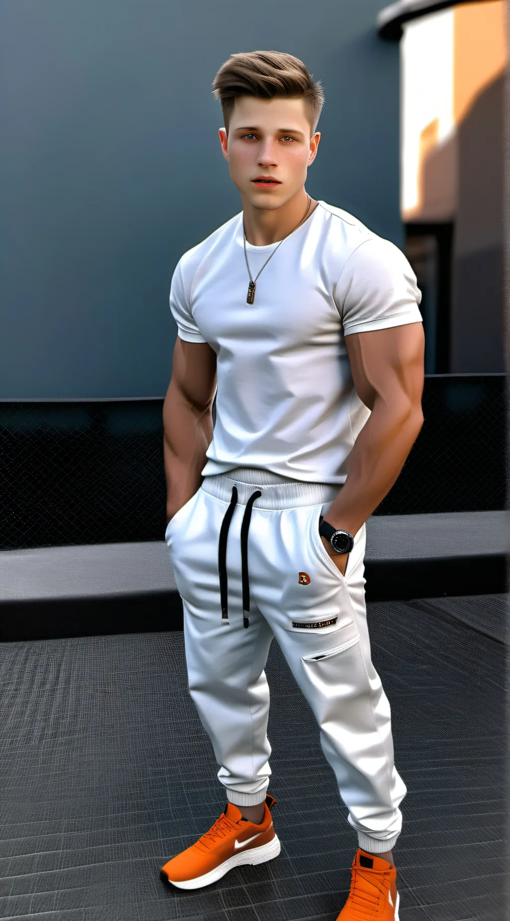 ai character: Cameron  background