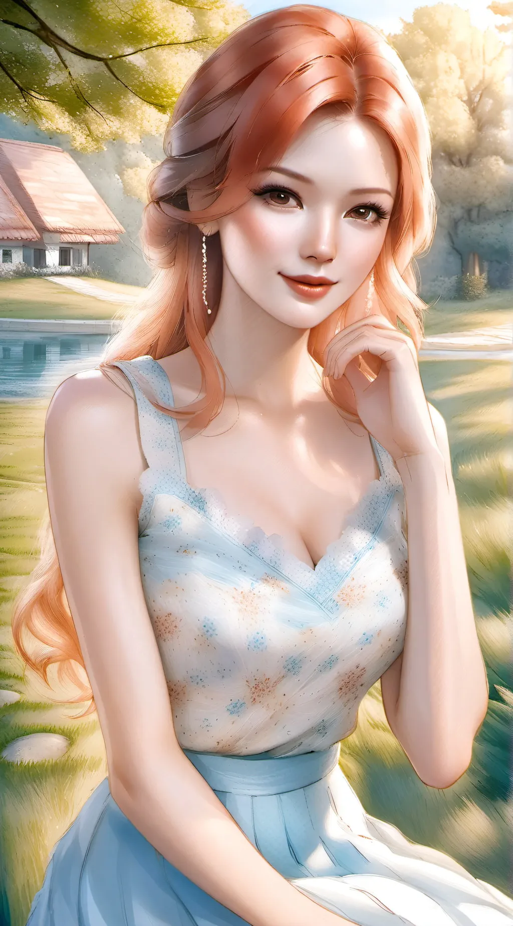 ai character: Jennifer  background