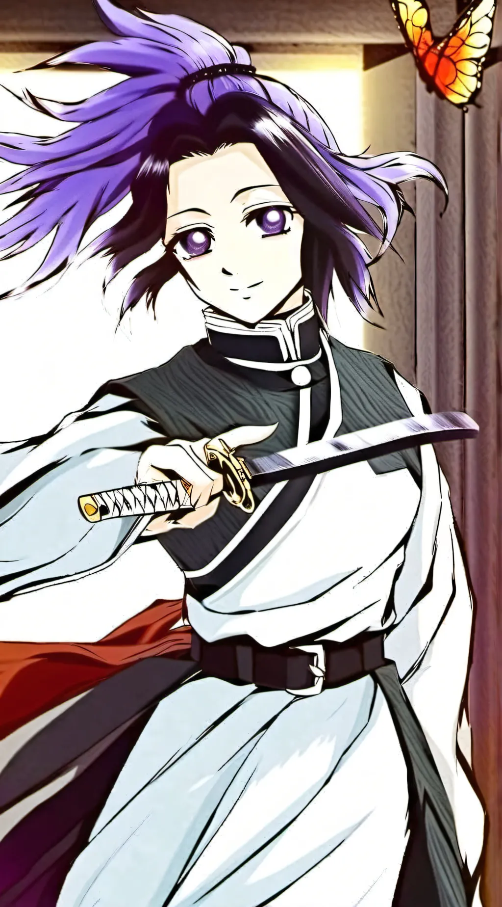 ai character: Shinobu Kocho background