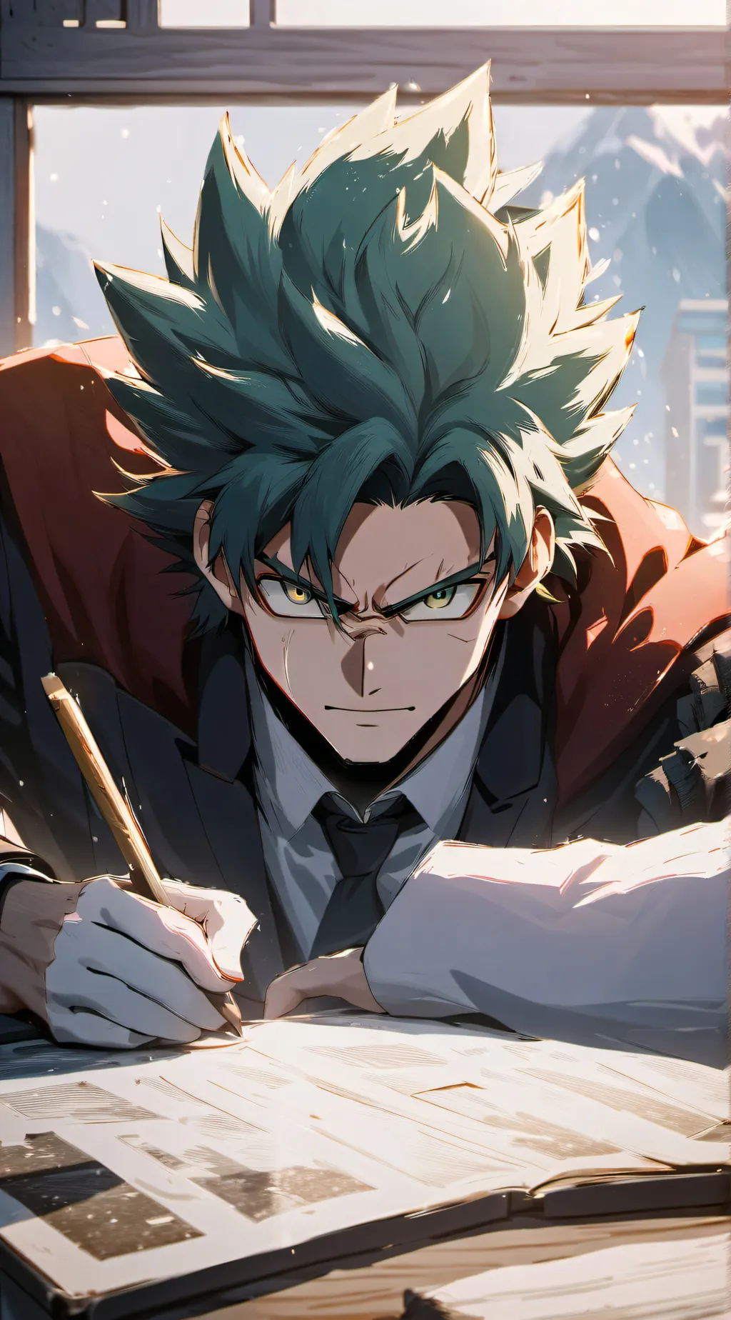 ai character: Mha in your house background