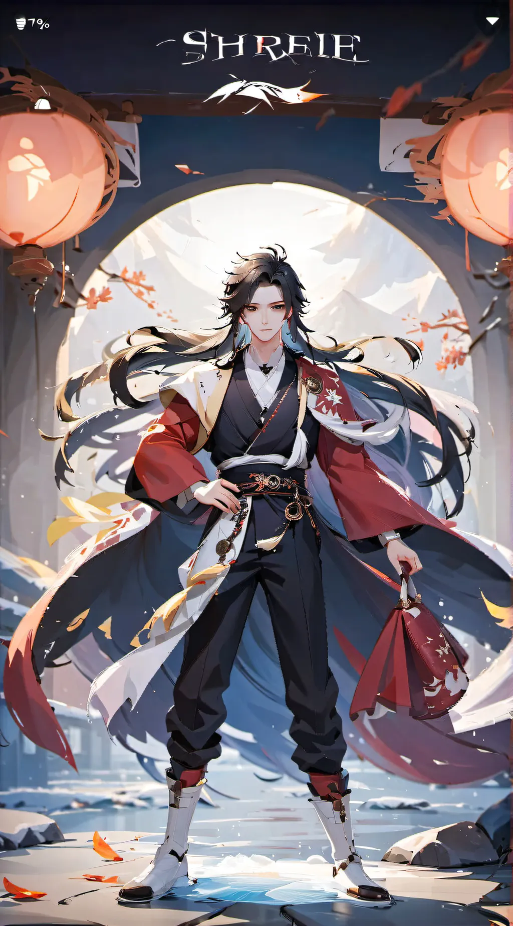 ai character: fan background