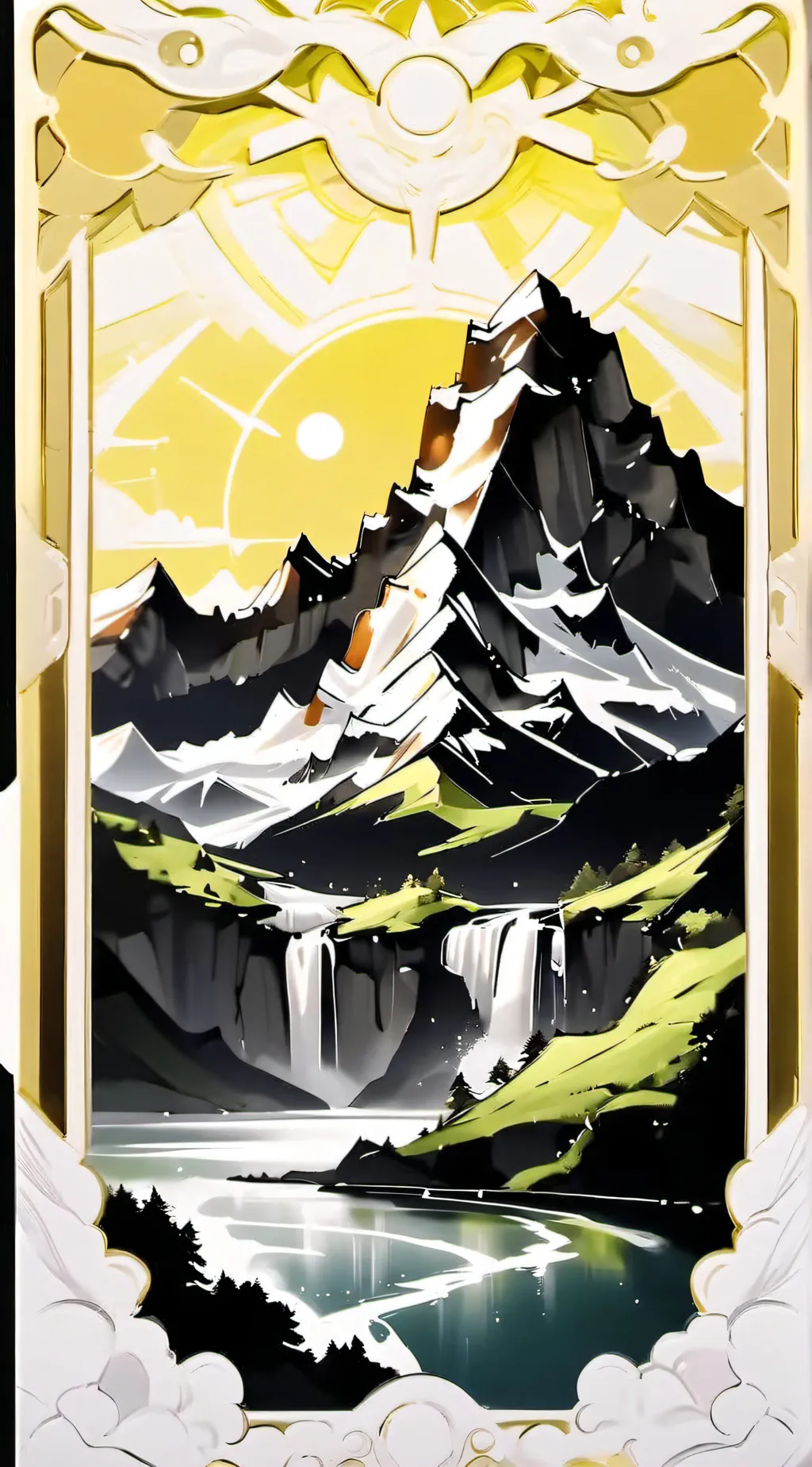 ai character: Olympus background