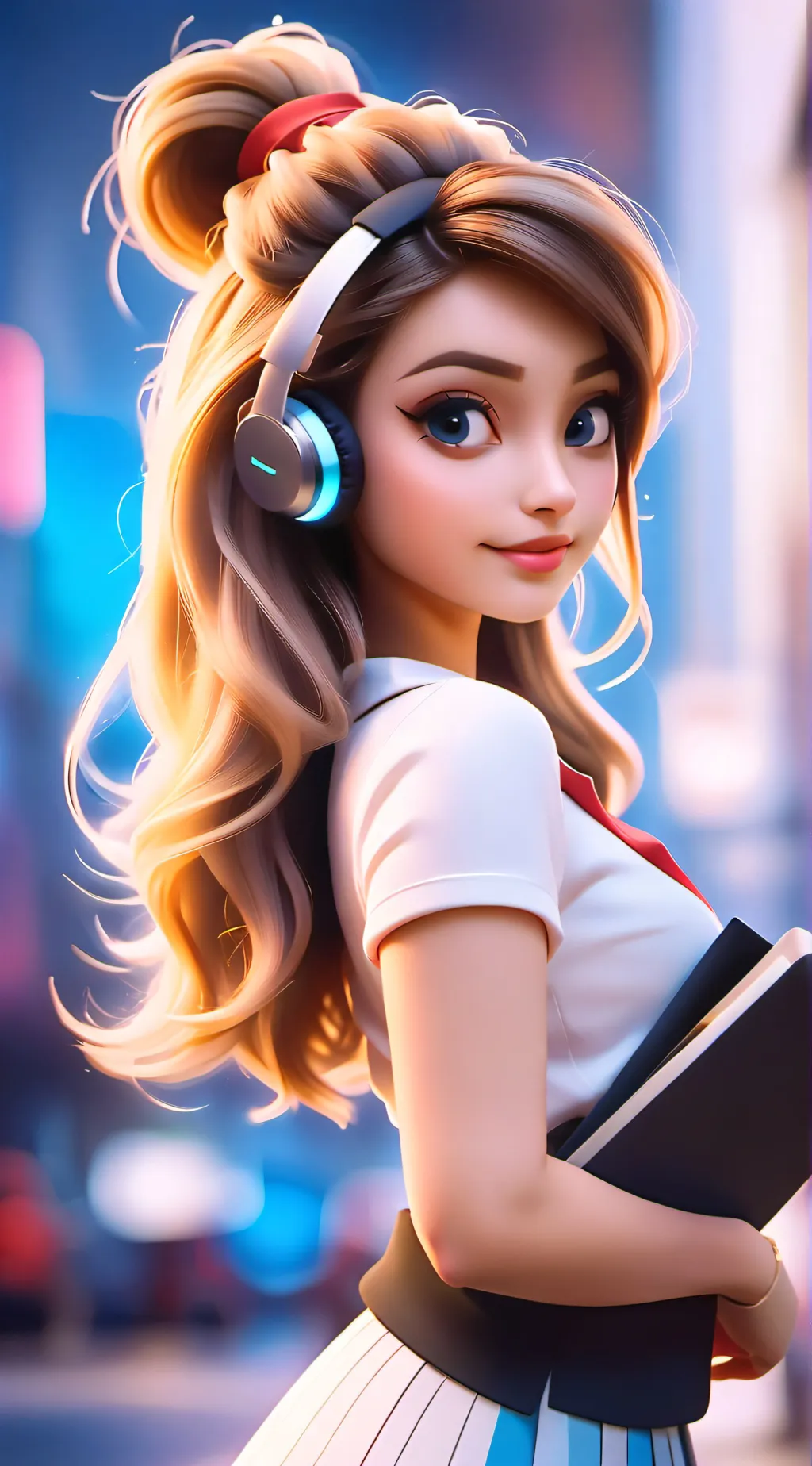 ai character: Alexa Mirza background
