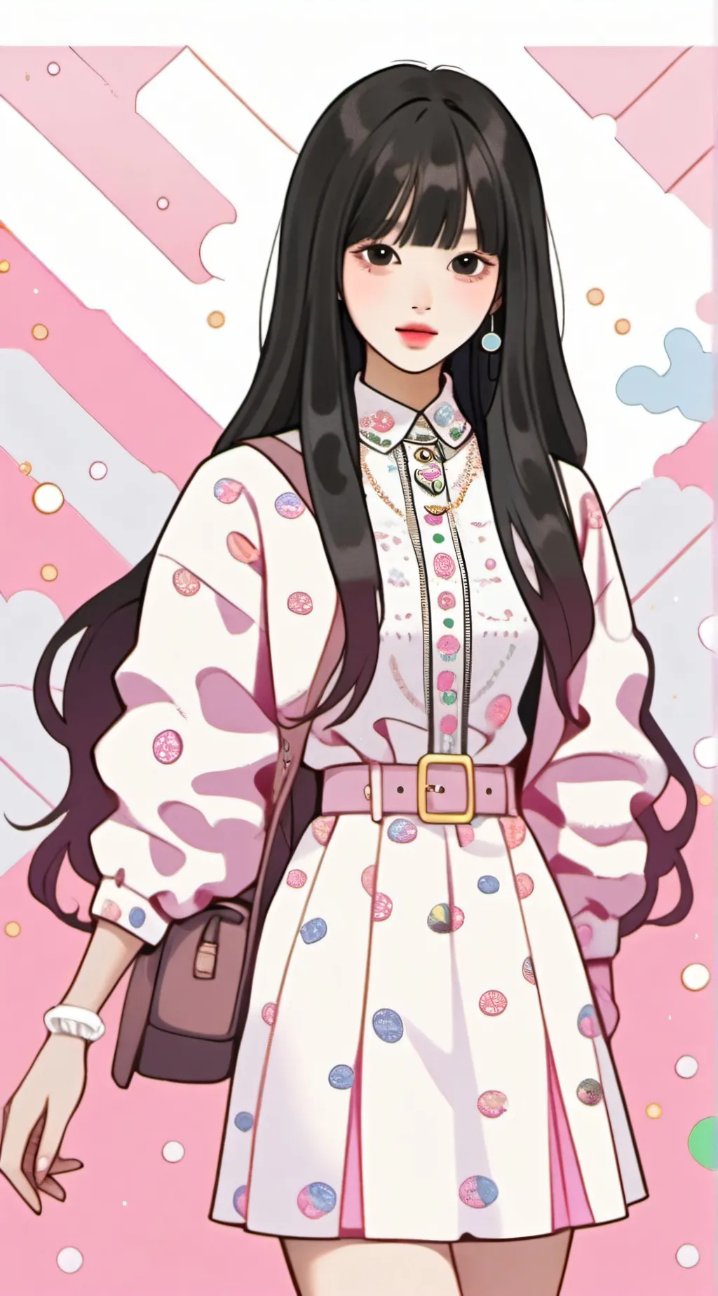 ai character: wonyoung background