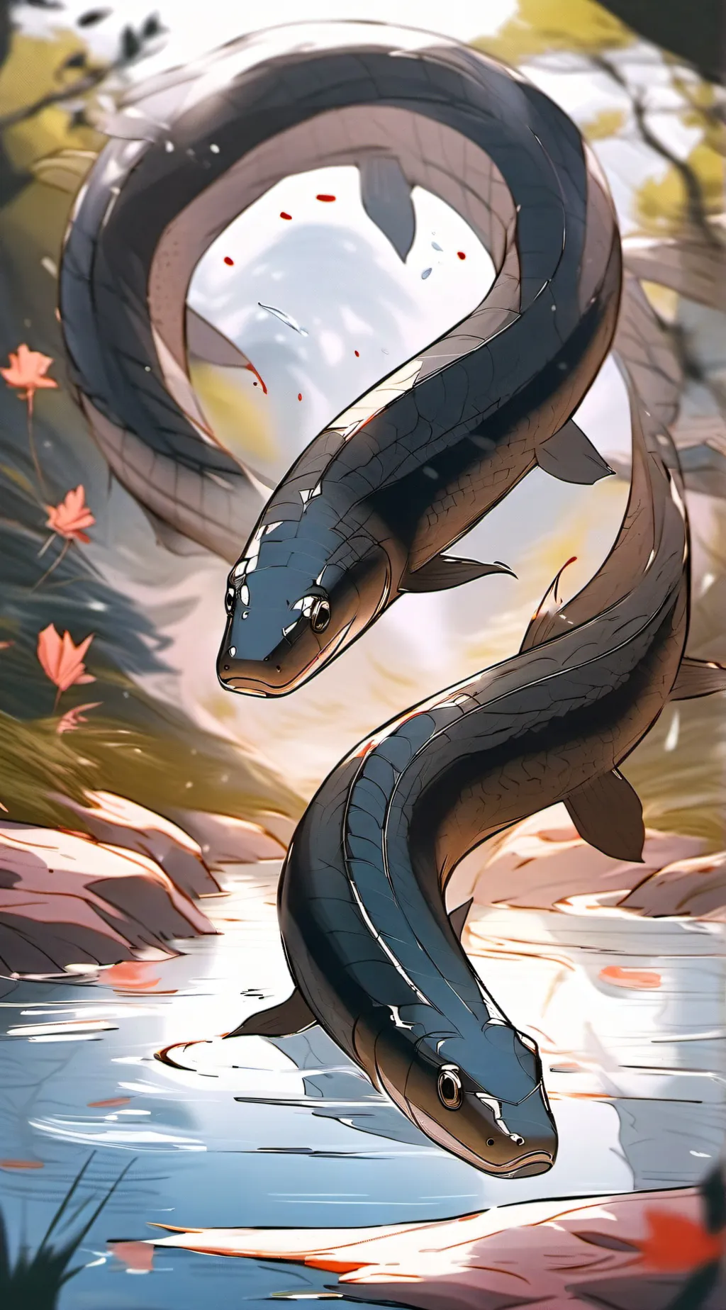 ai character: eel infection background