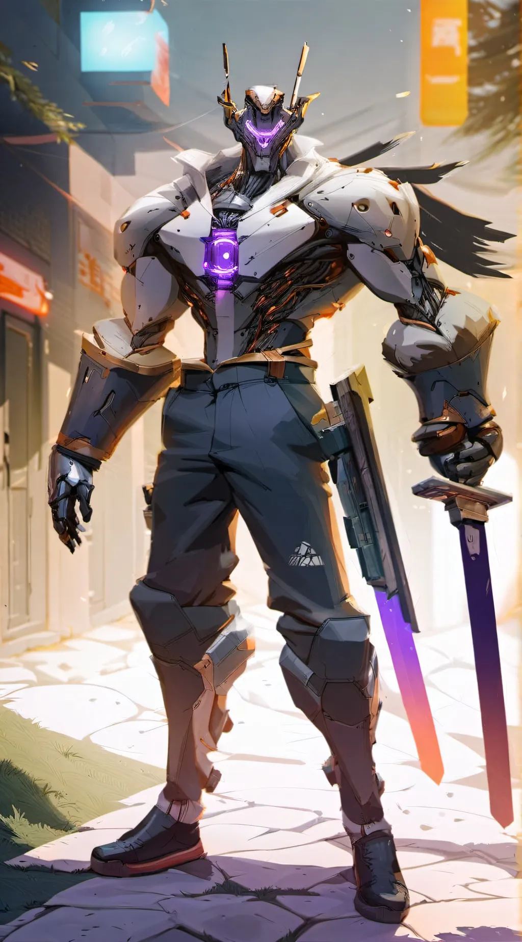 ai character: Titan Tvman  background