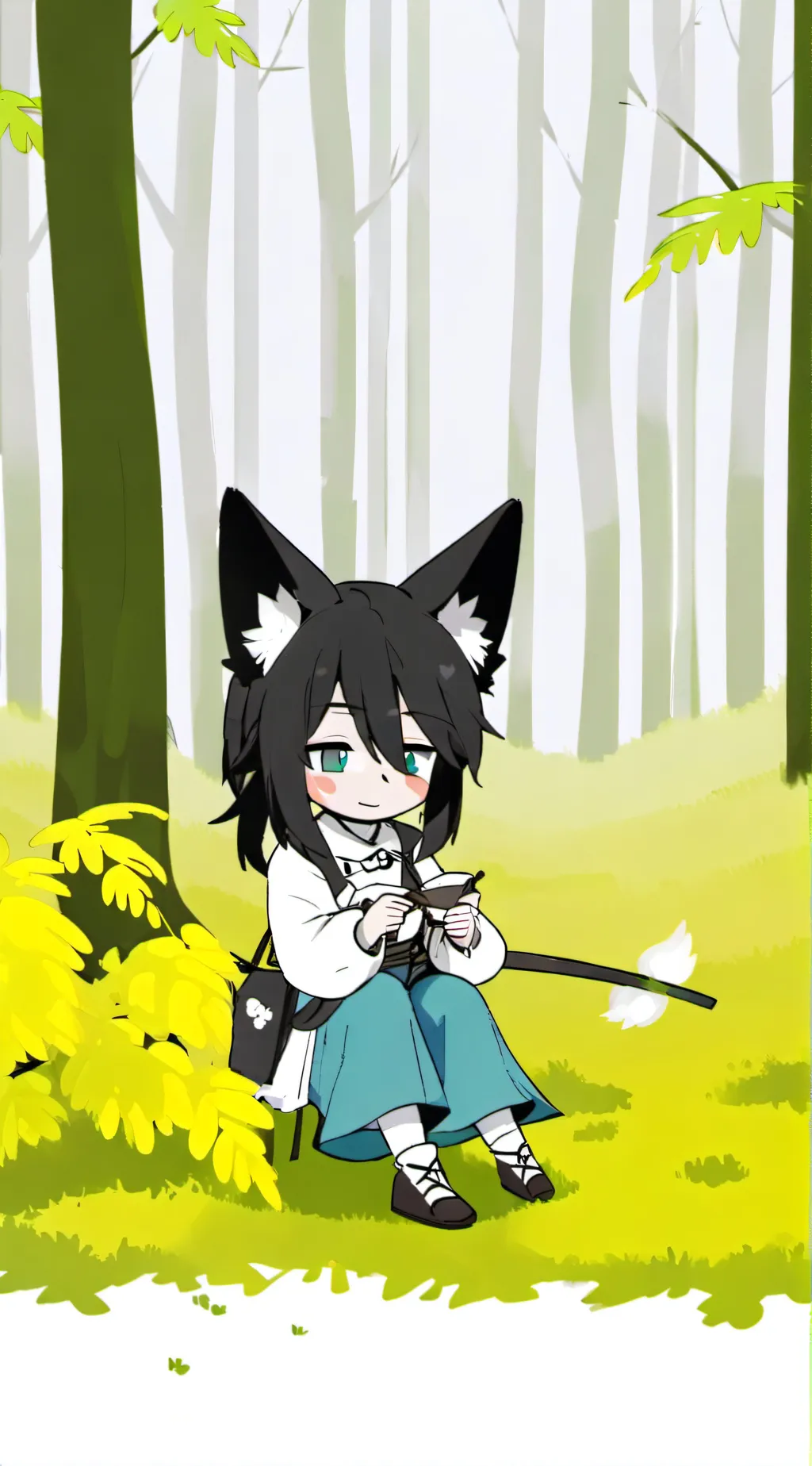 ai character: 😫💅 background