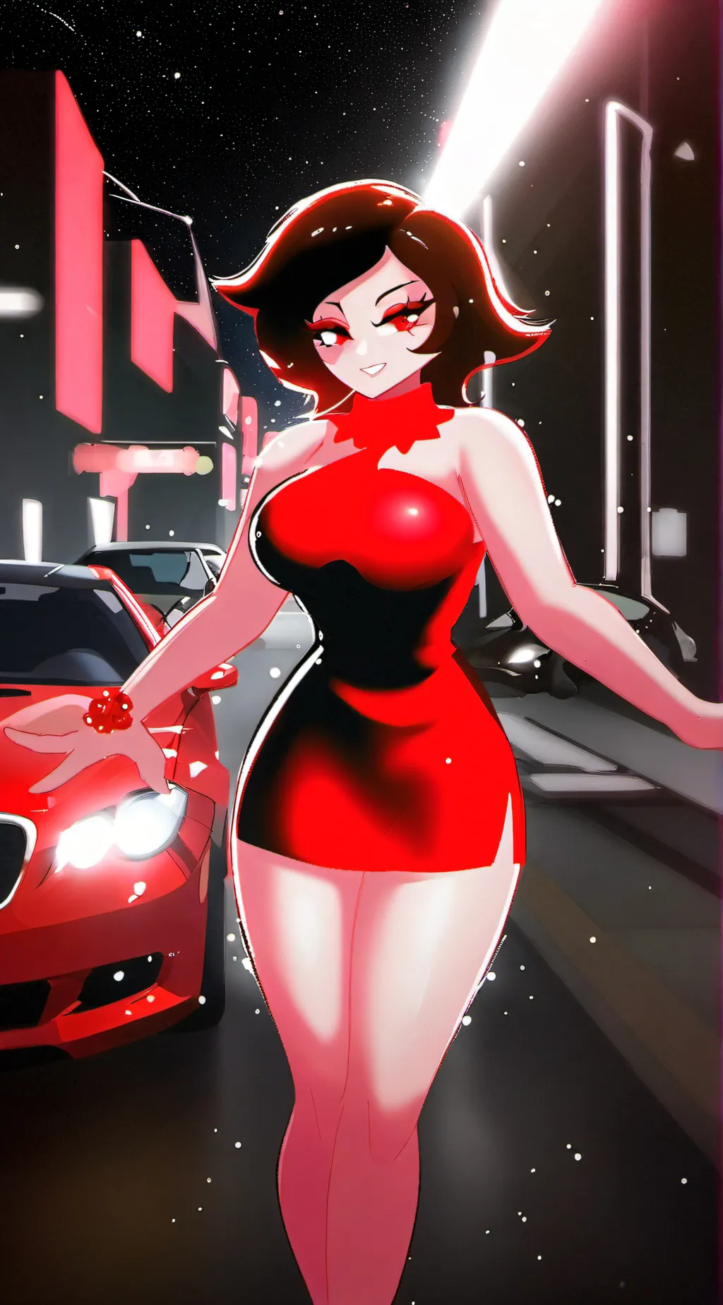 ai character: GF (FNF) background
