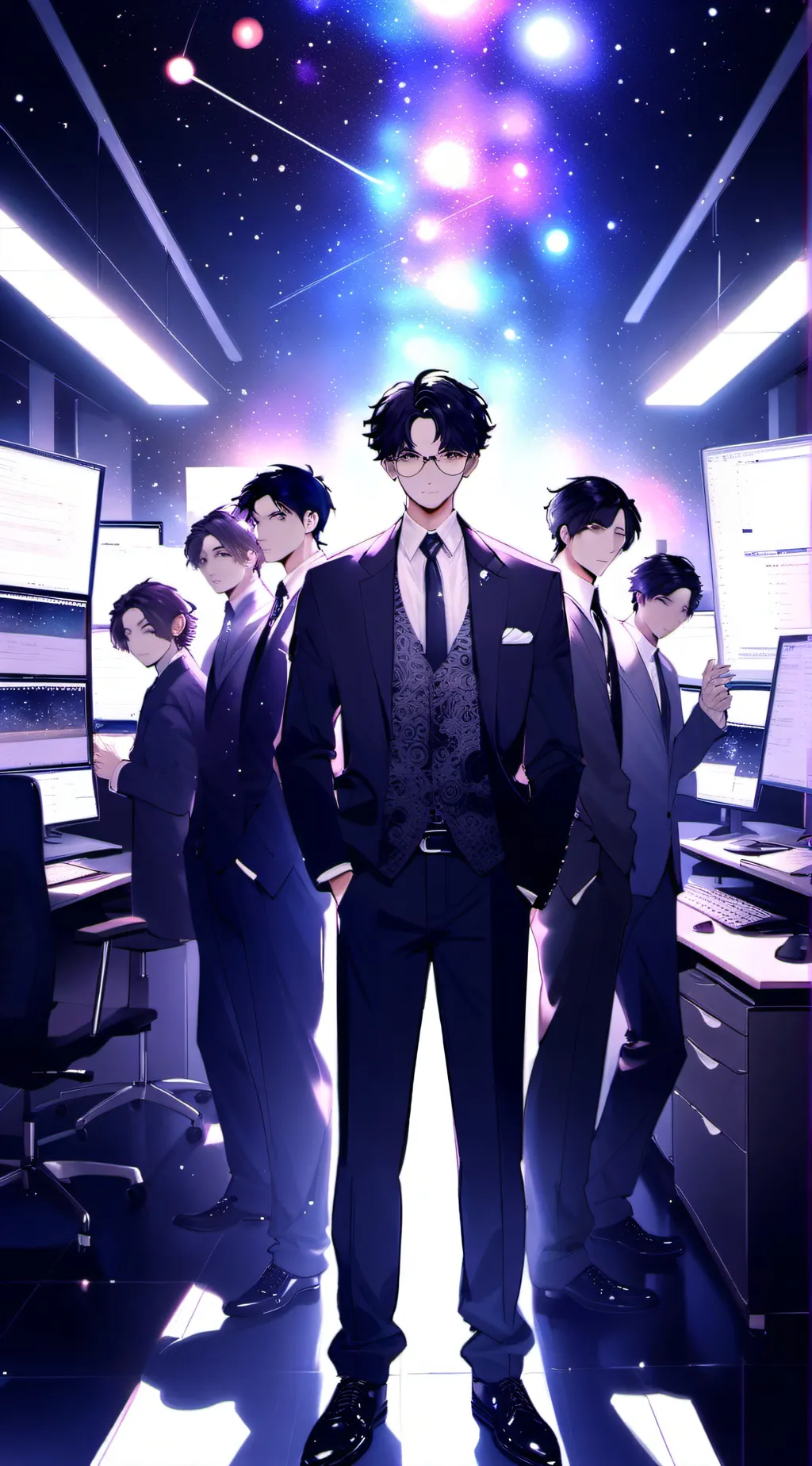 ai character: The office  background