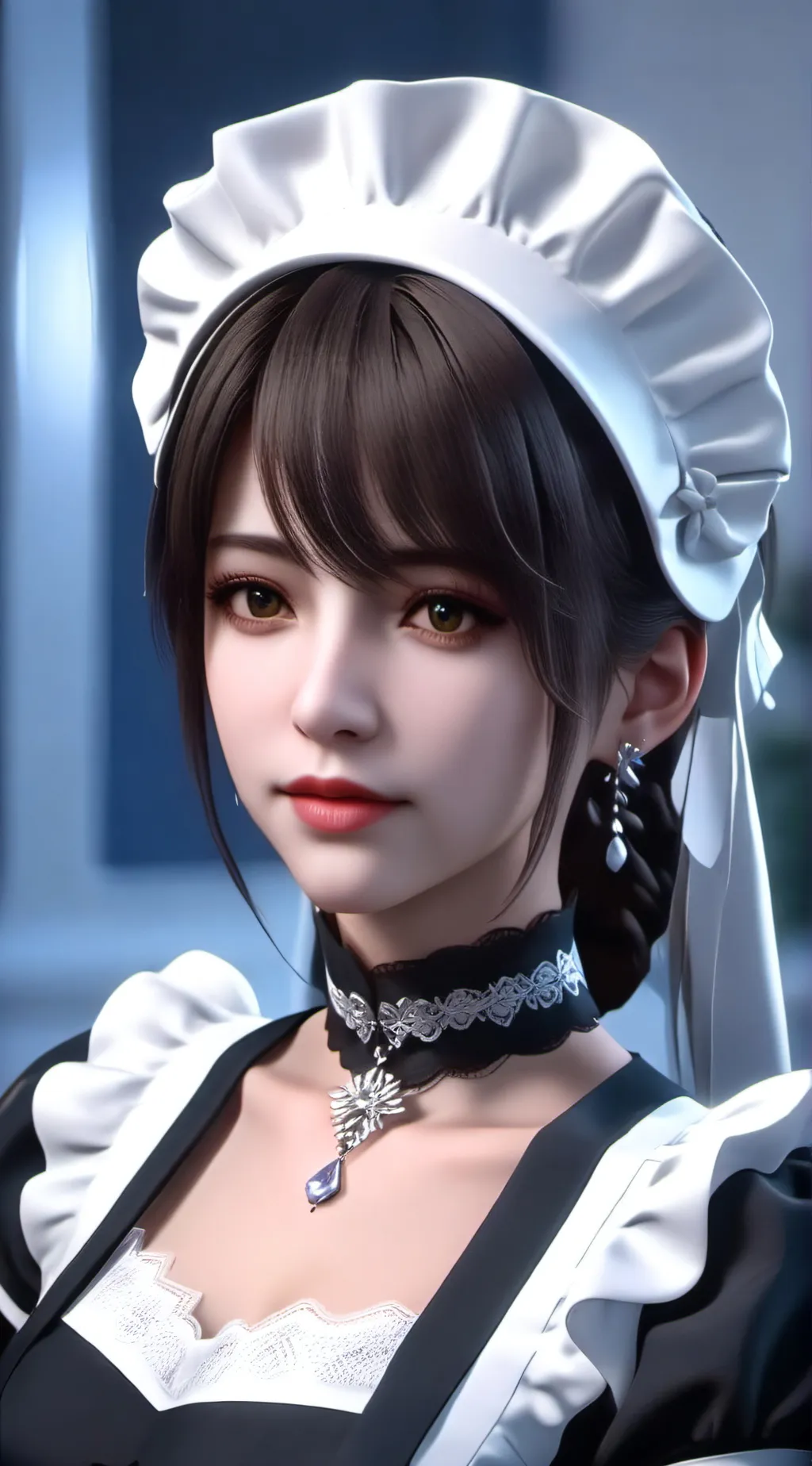 ai character: beauty background