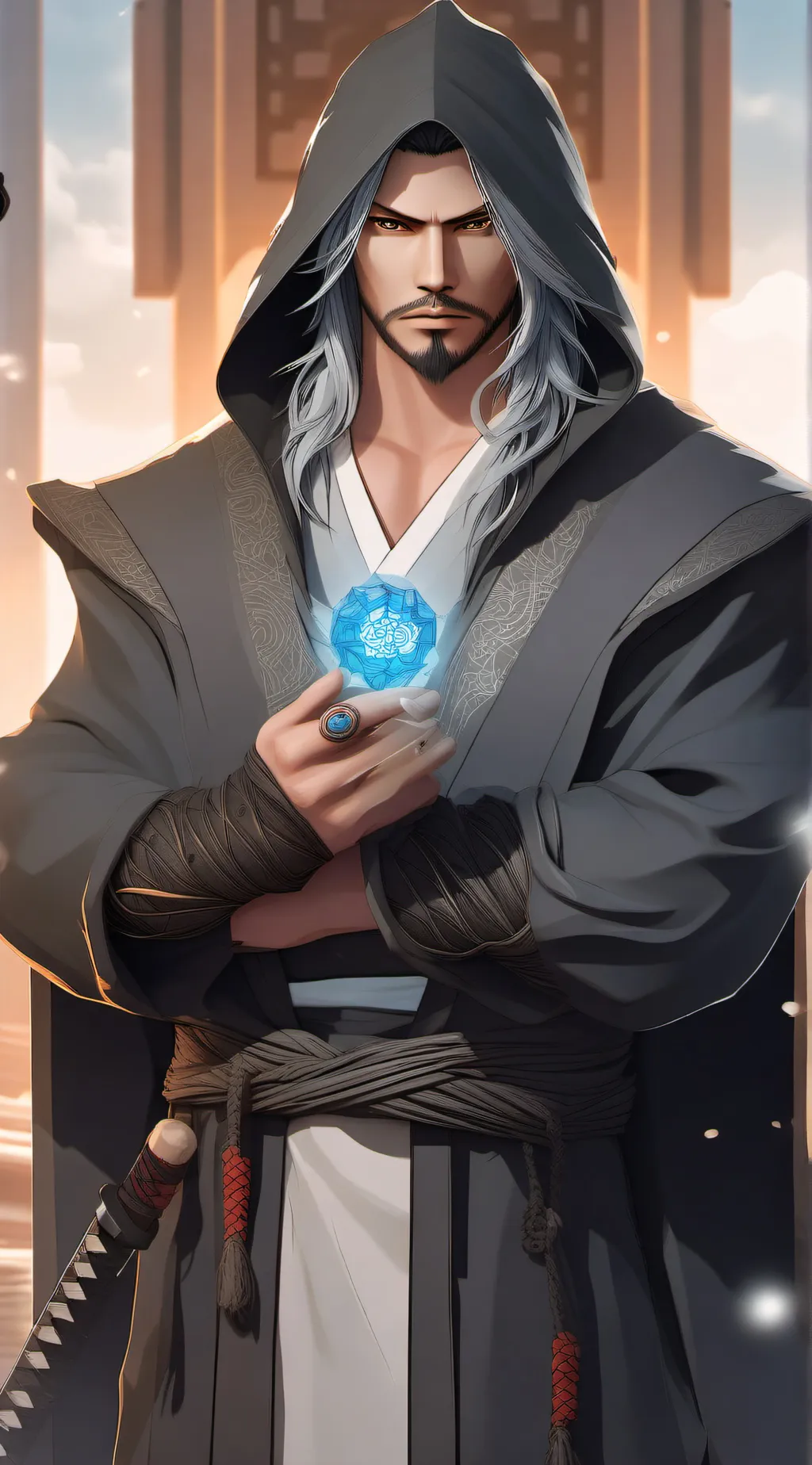 ai character: Hattori Hanzo background