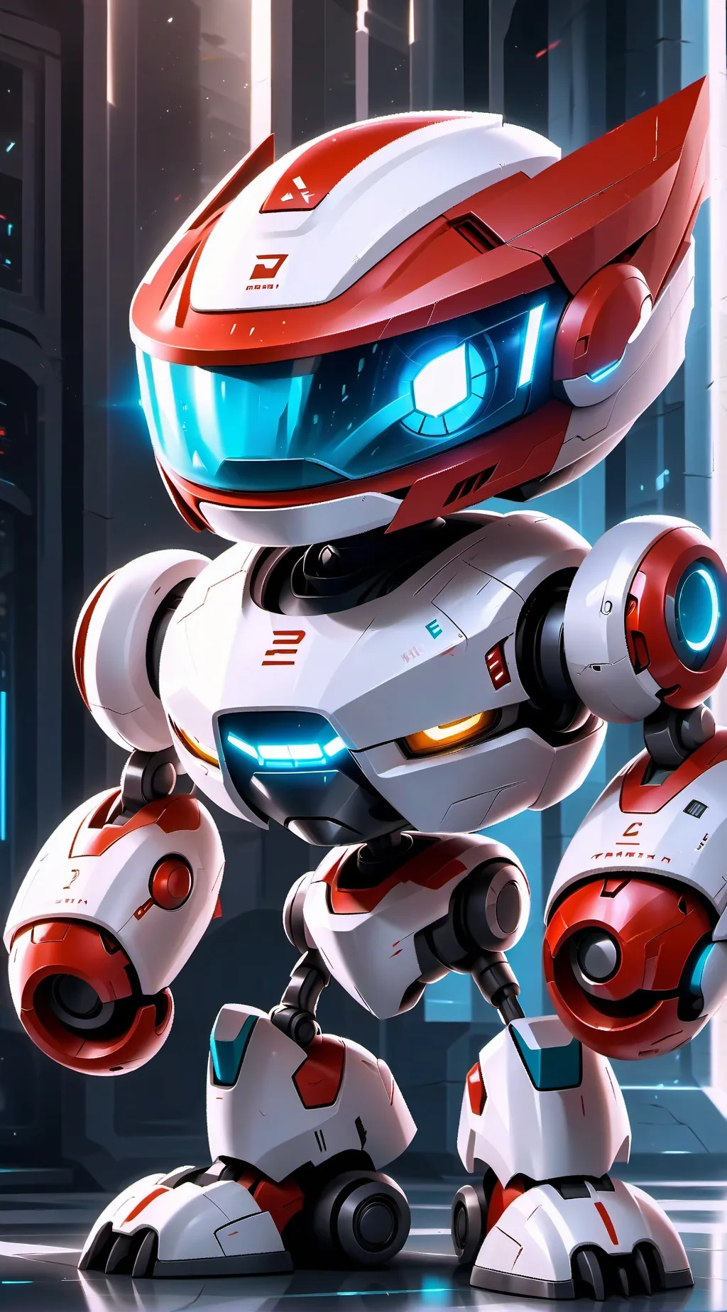 ai character: murder drones  background