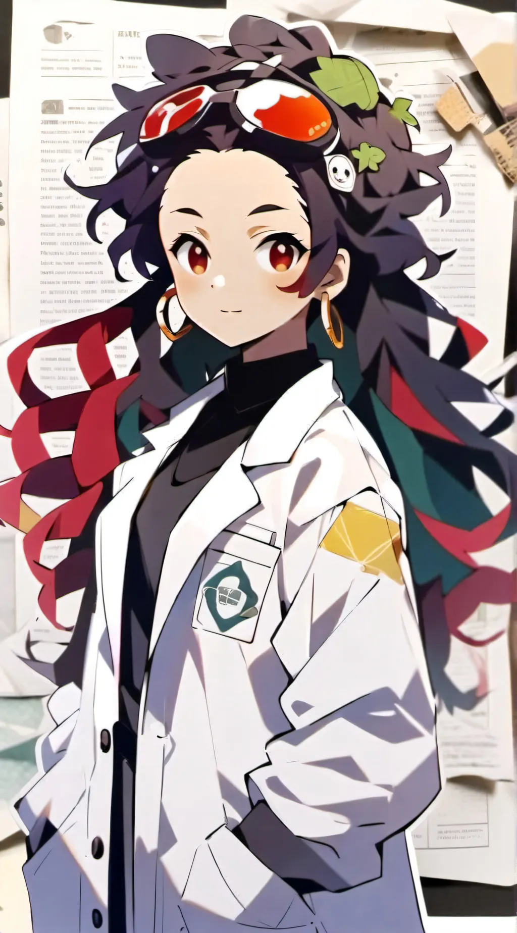 ai character: amethyst background