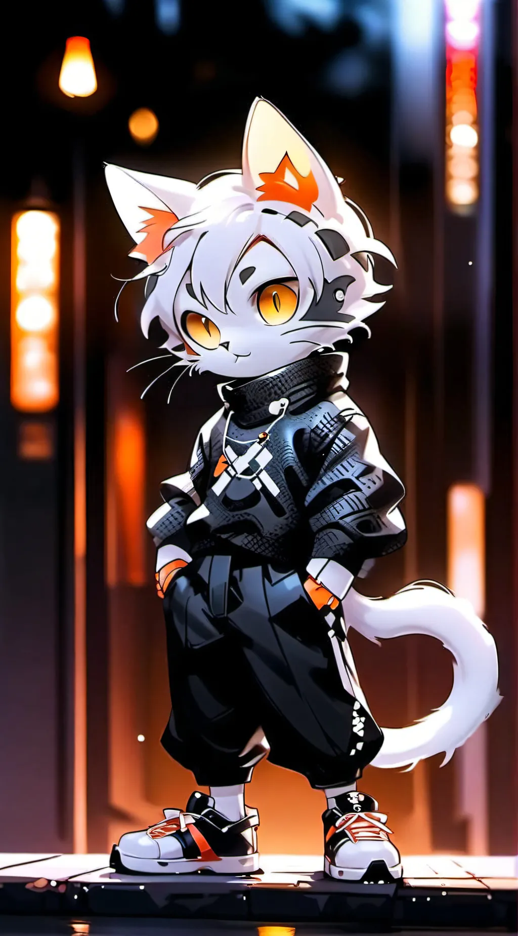 ai character: john the cat background