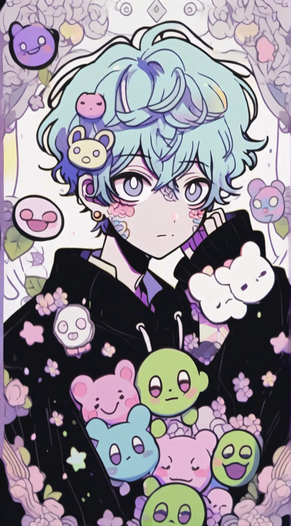 ai character: 💮Sal Fischer💮 background