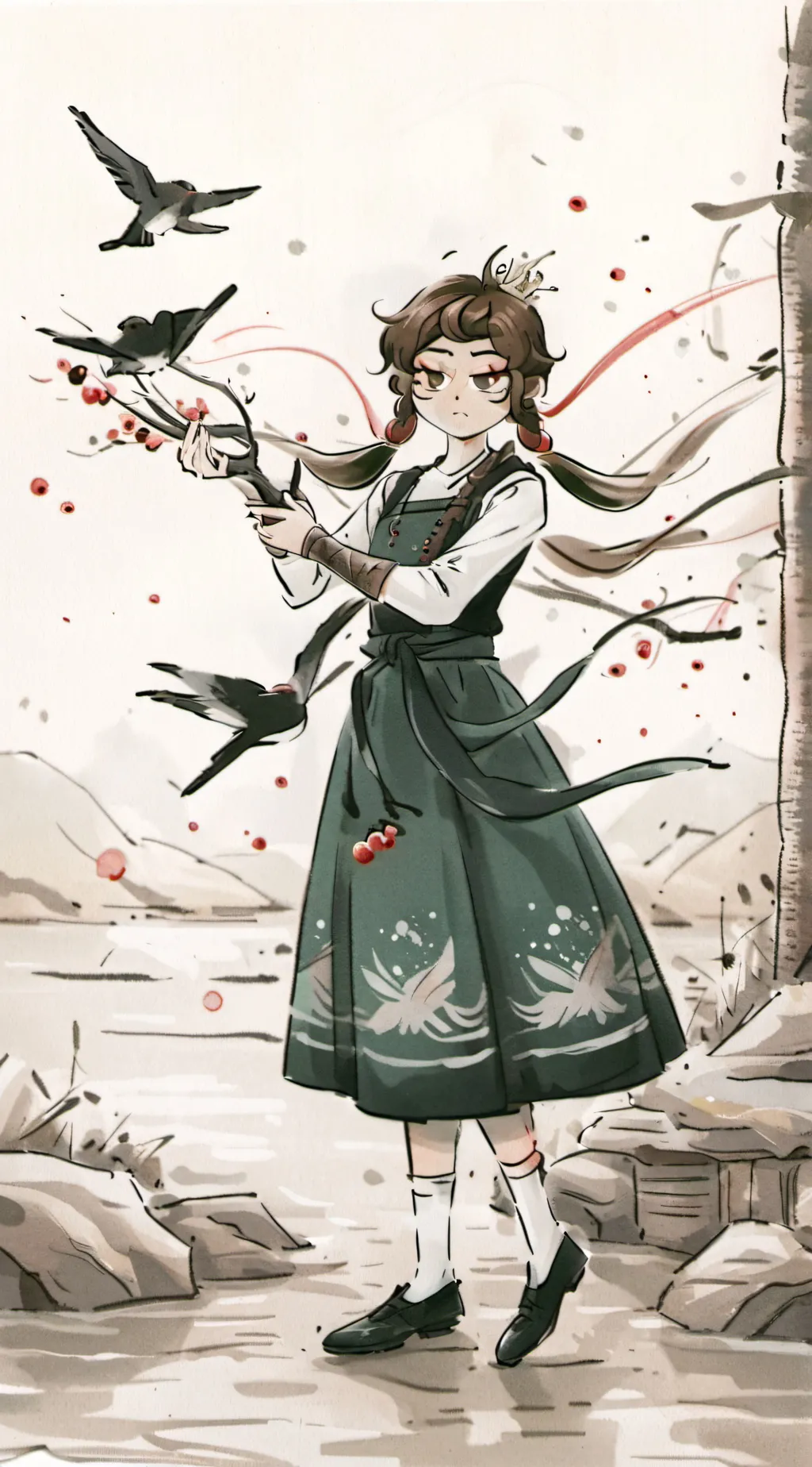ai character: lokh  background