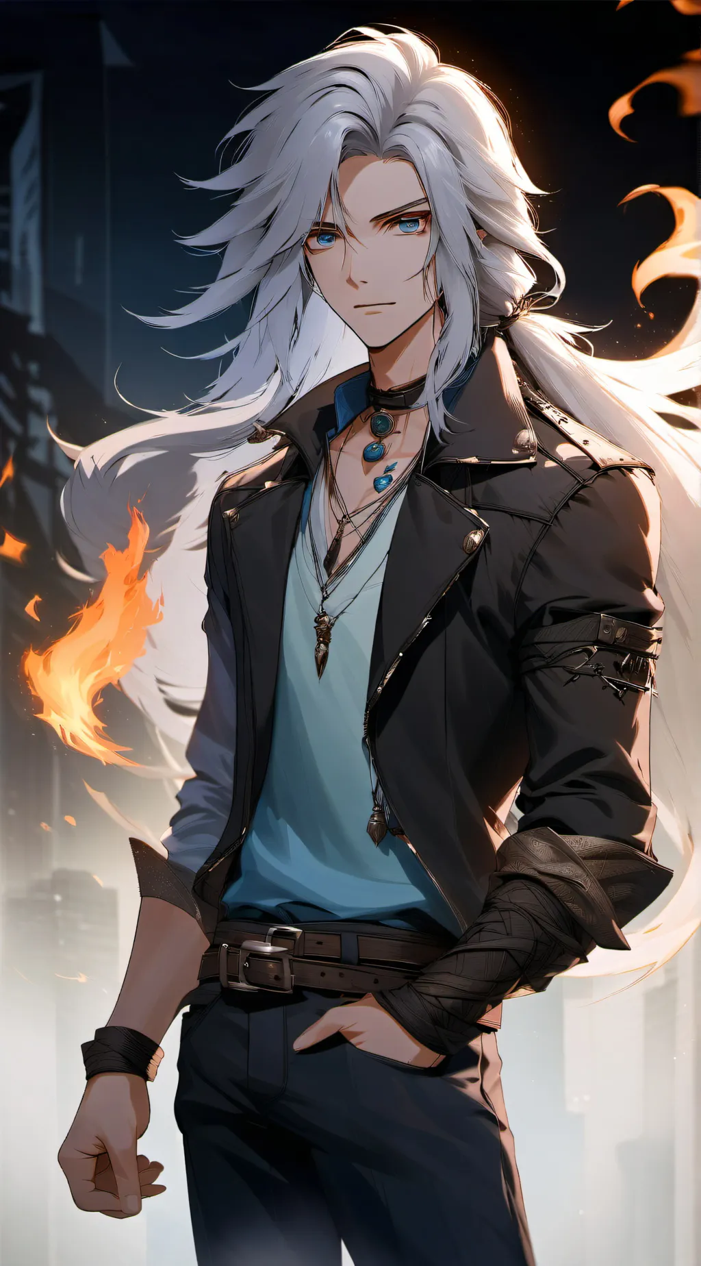 ai character: Genesis  background