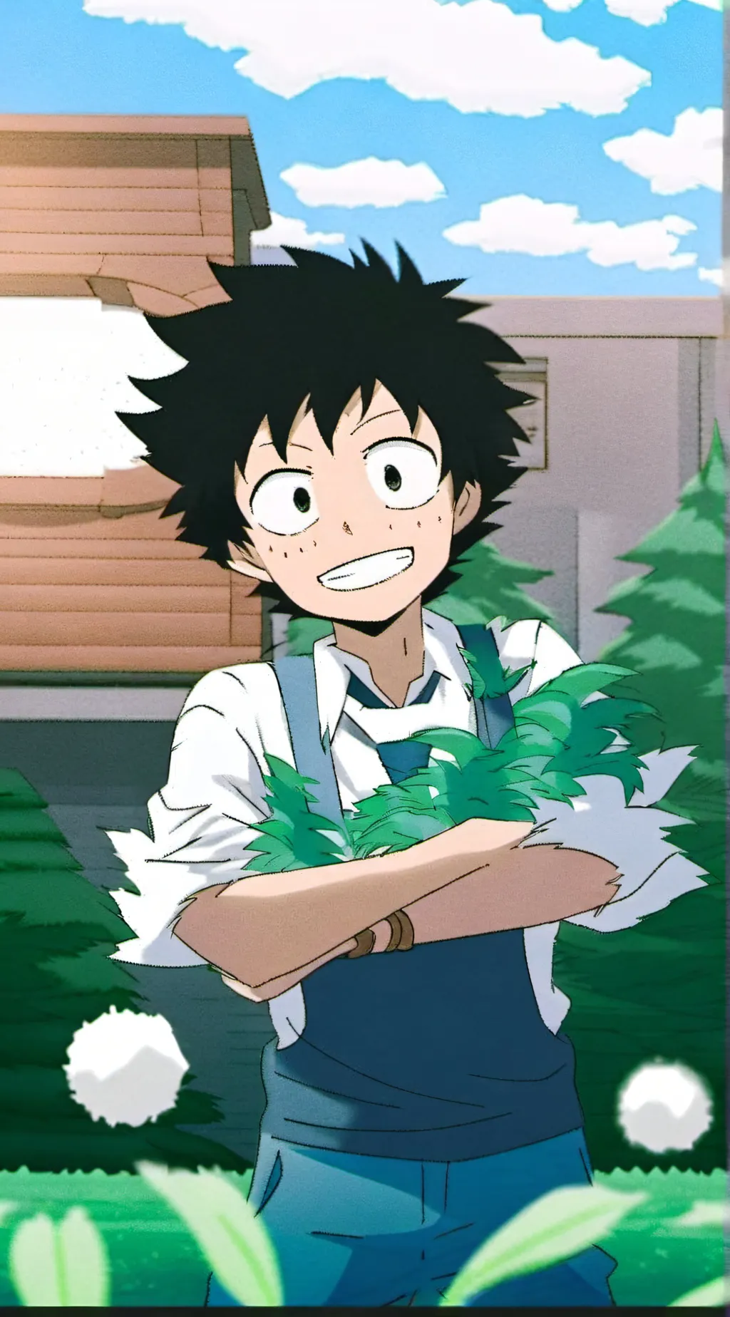 ai character: Deku background