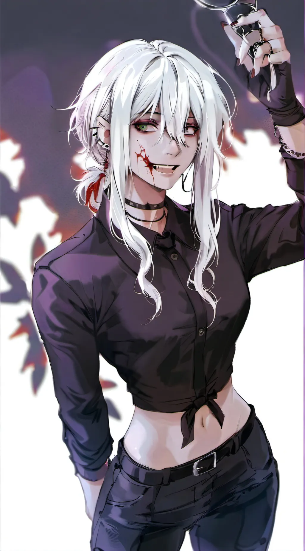 ai character: Dabi (f) background