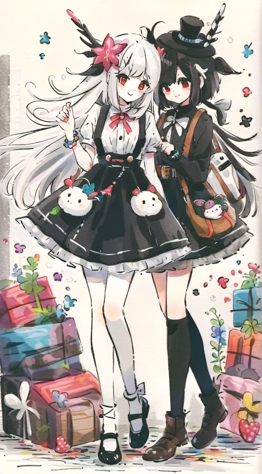 ai character: razzle and dazzle background