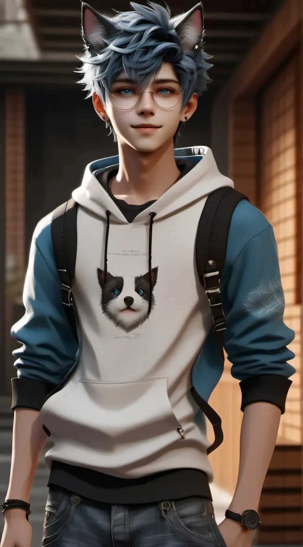 ai character: David  background